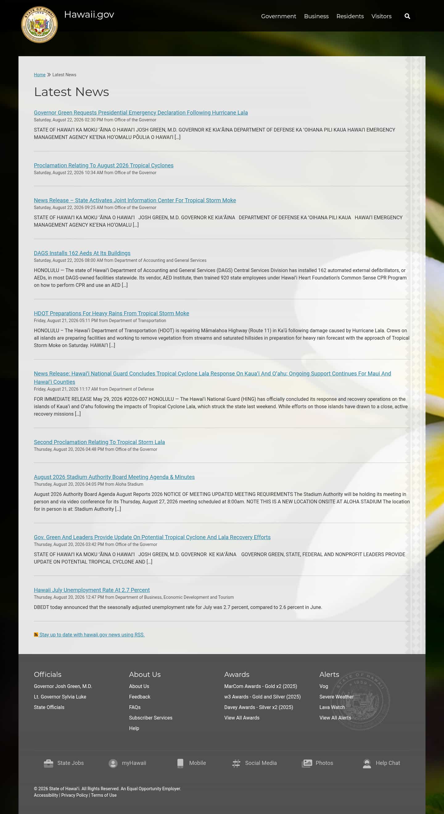Latest website image capture