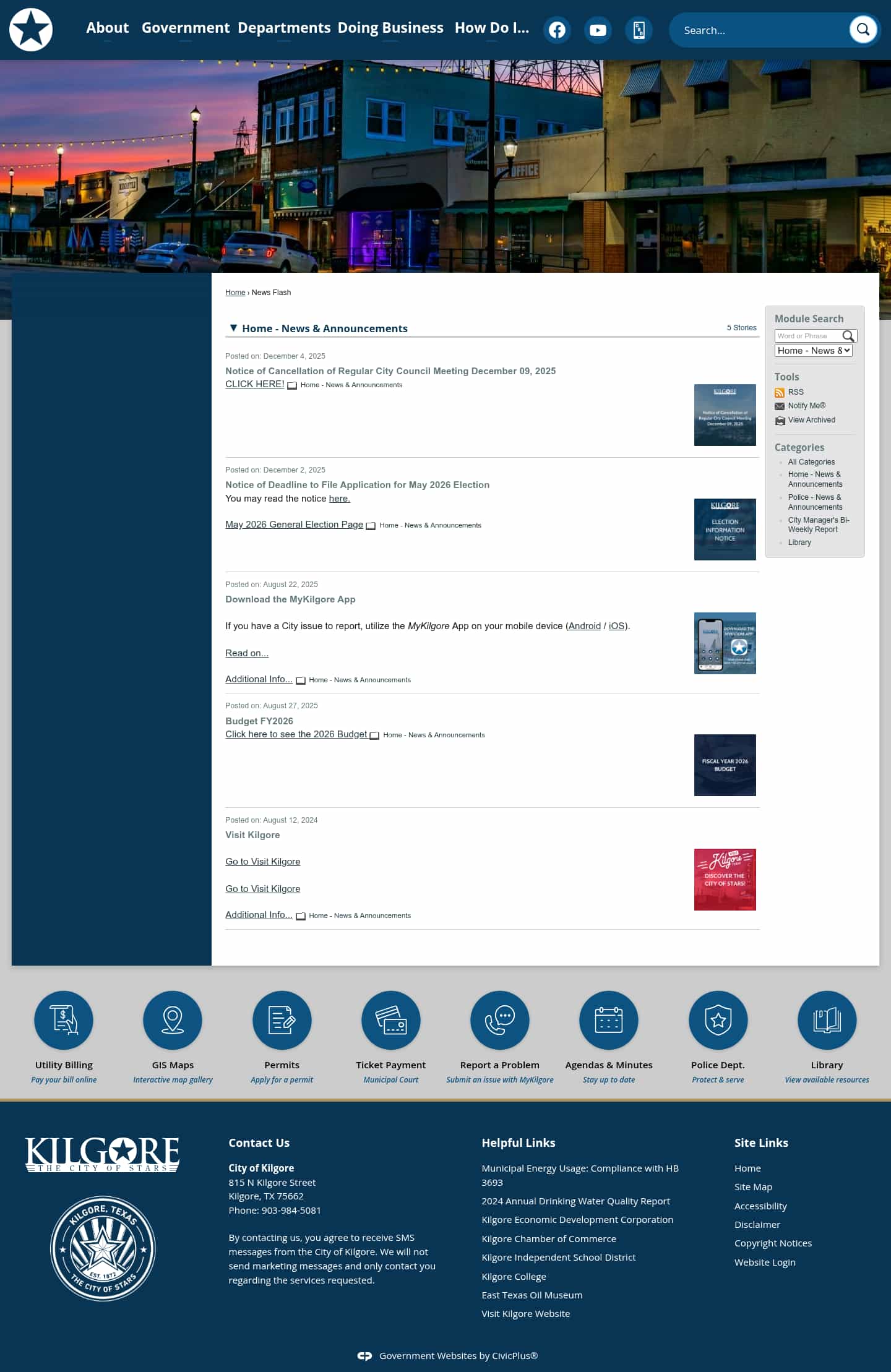 Latest website image capture