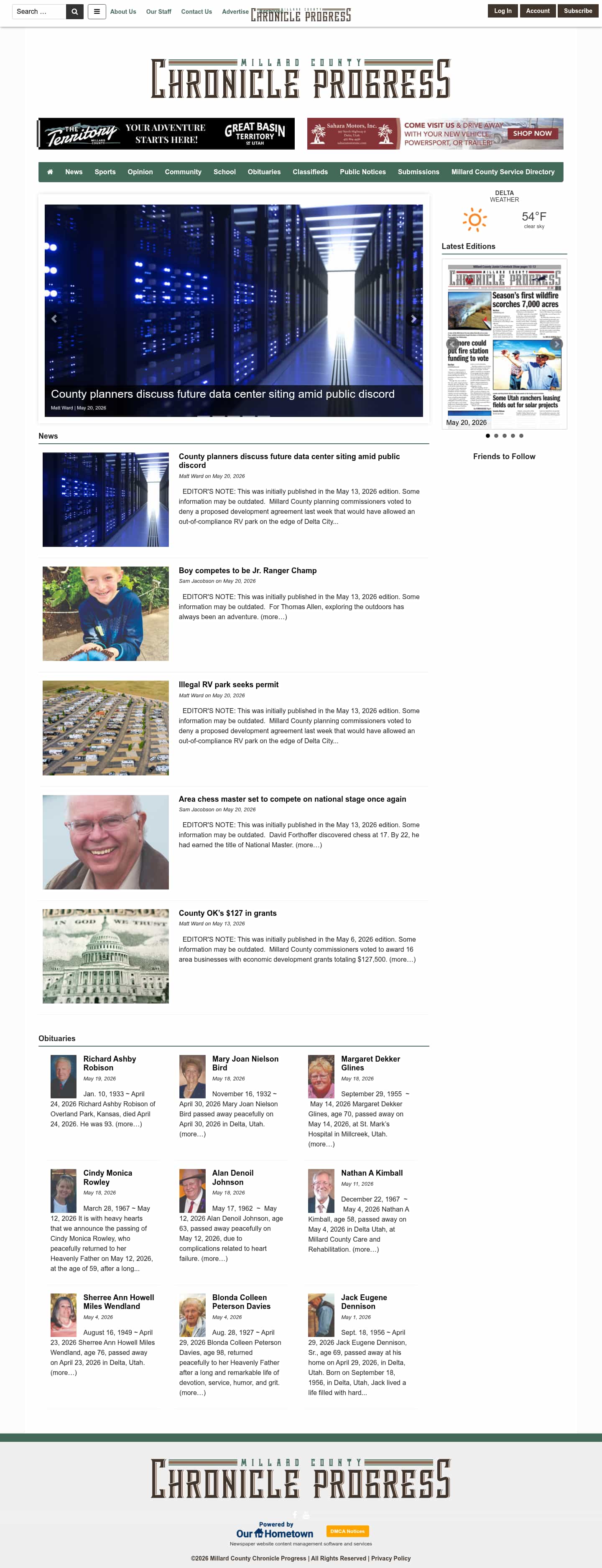 Latest website image capture