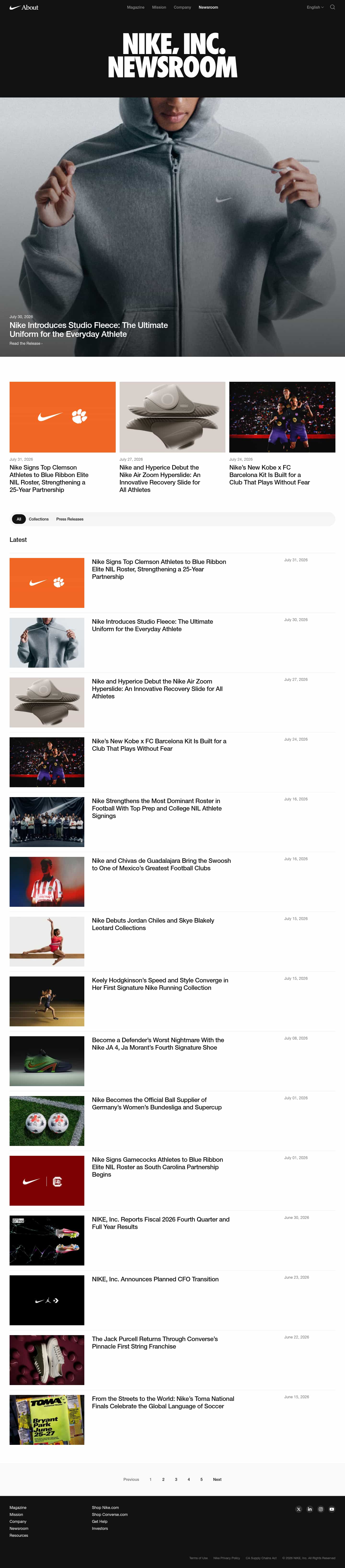 Latest website image capture