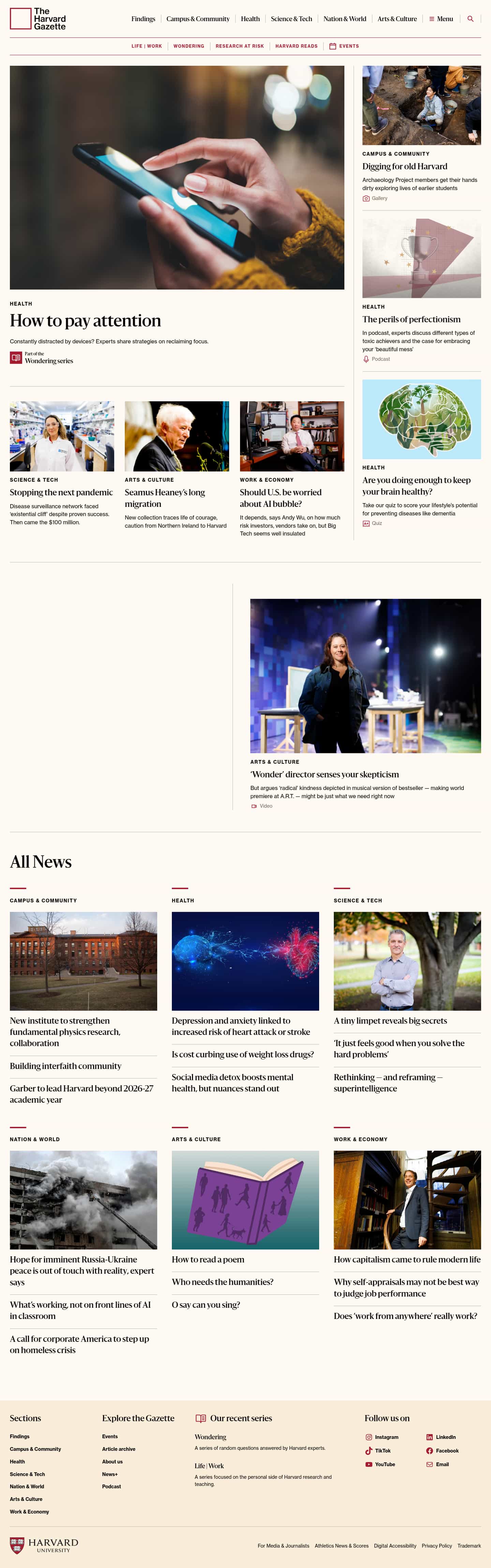 Latest website image capture