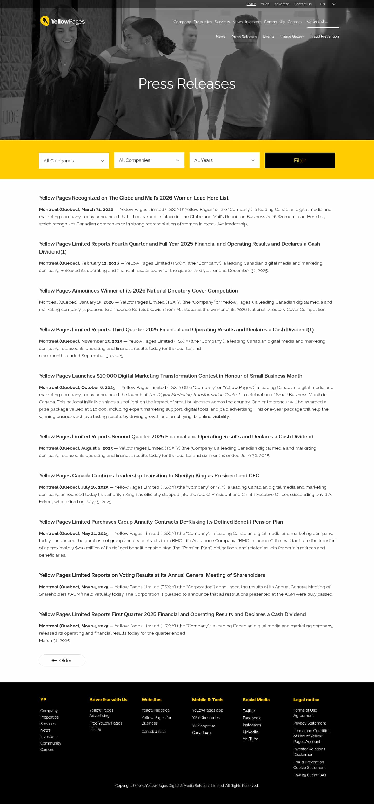 Latest website image capture