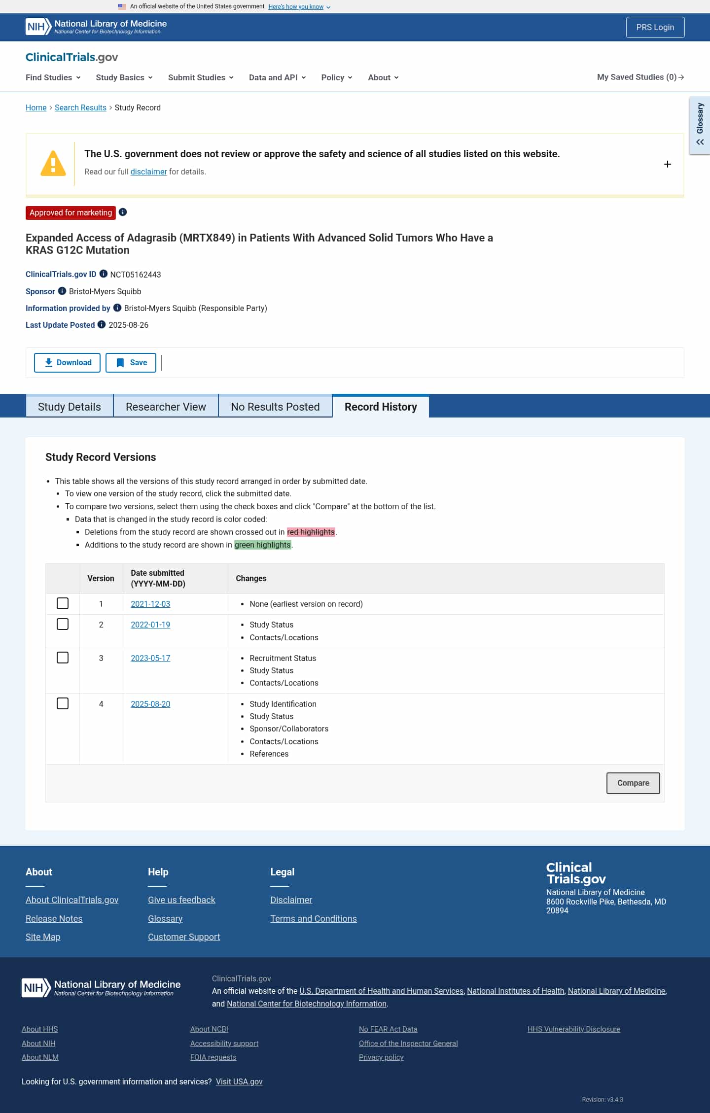 Latest website image capture