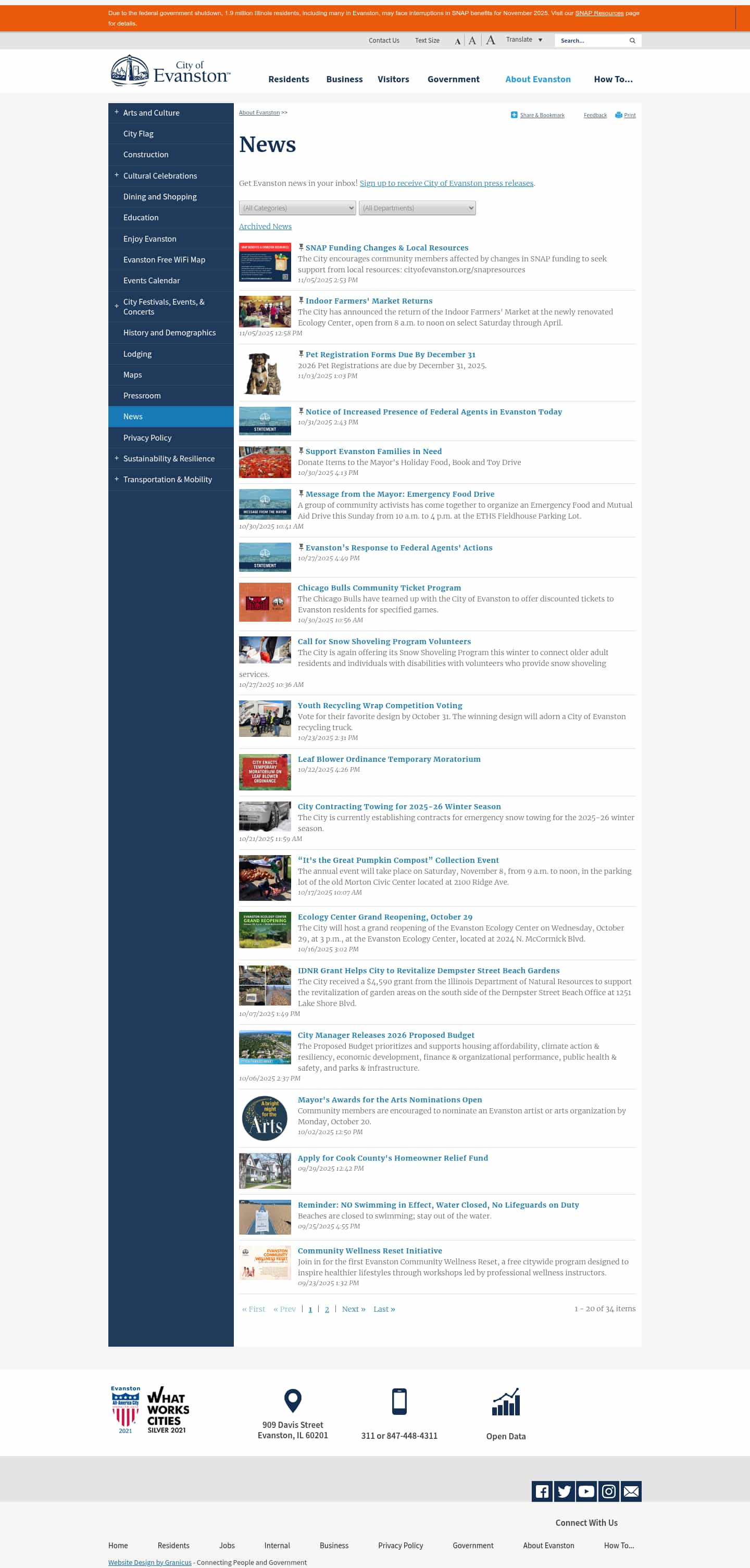 Latest website image capture