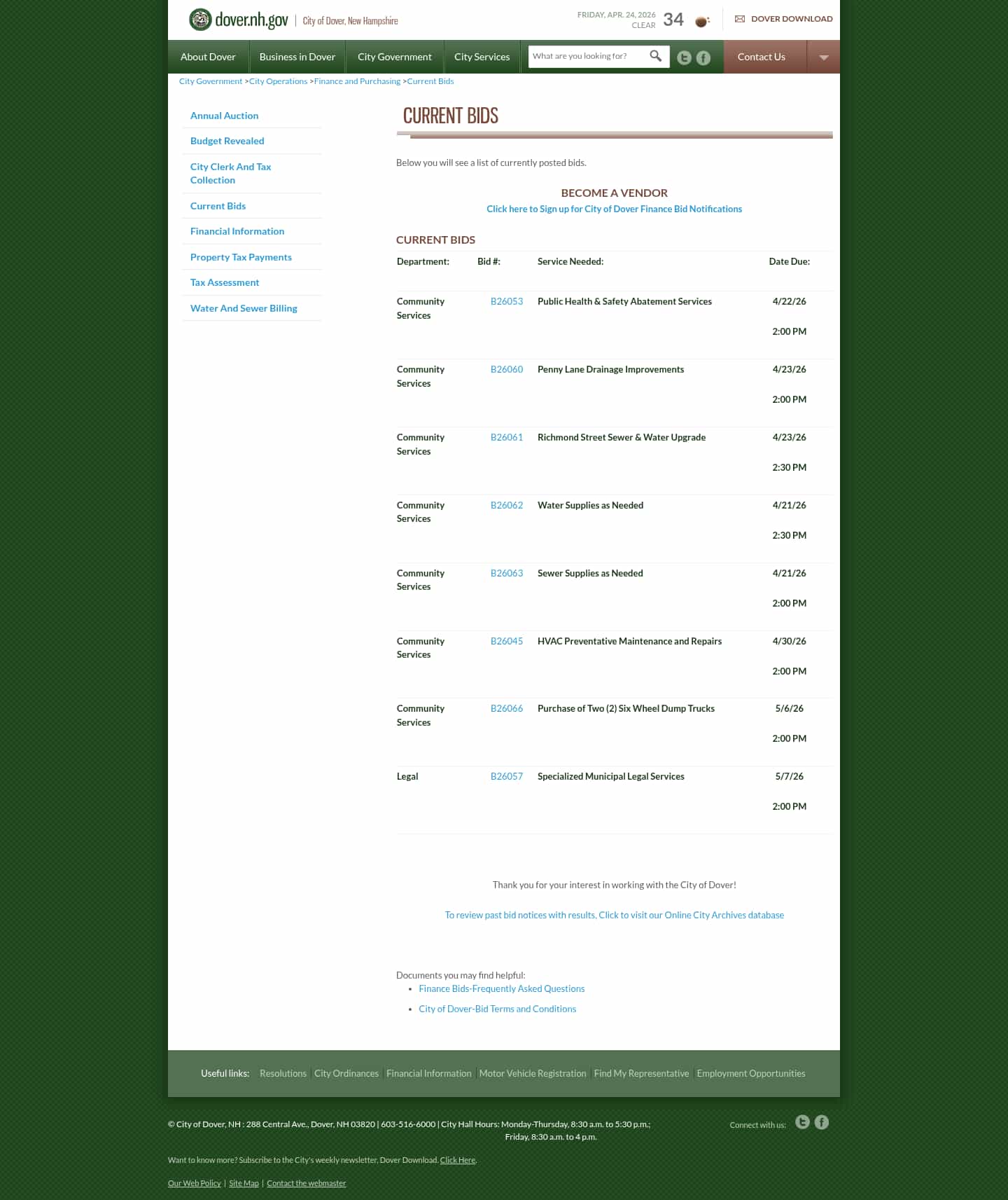 Latest website image capture