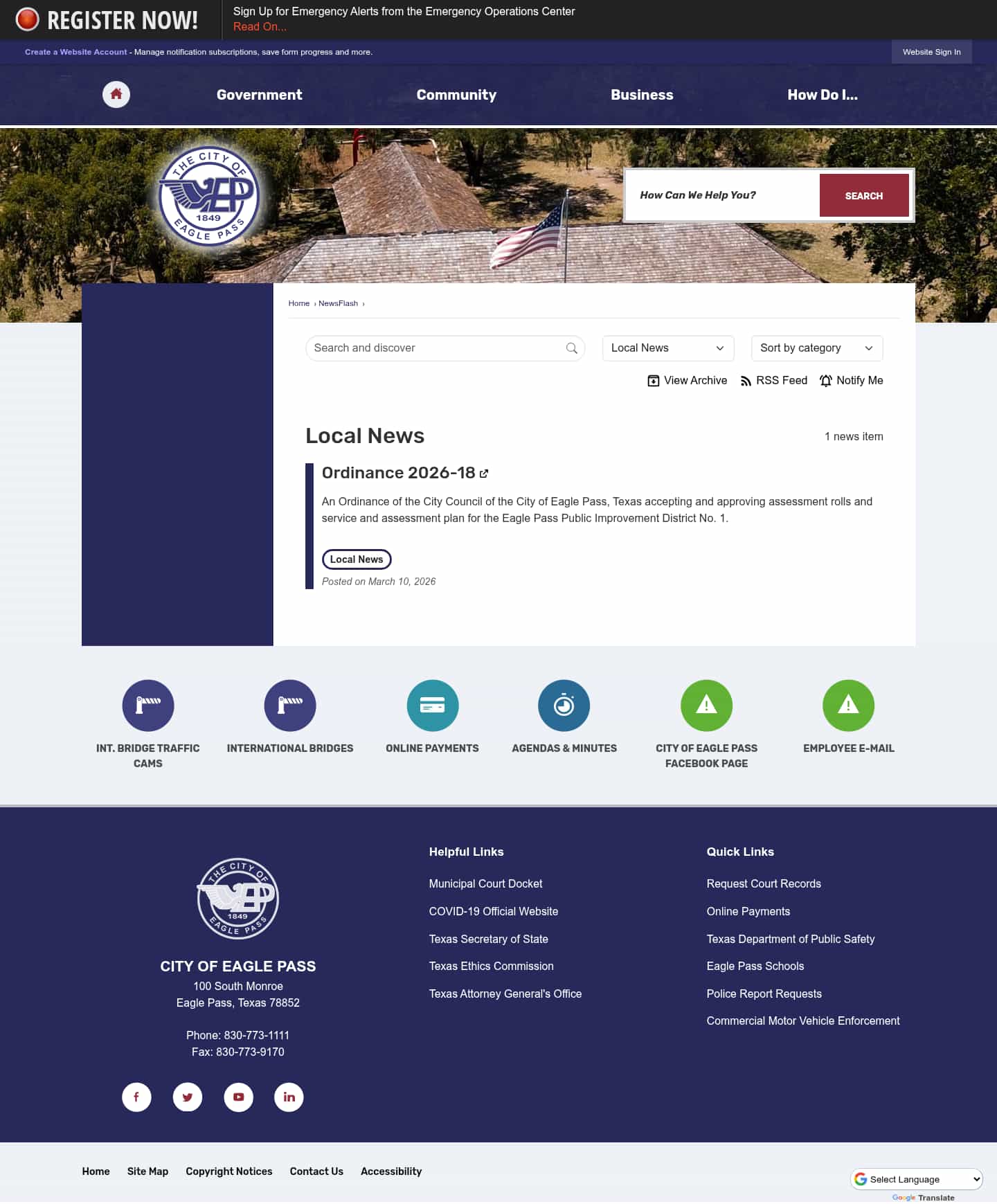 Latest website image capture