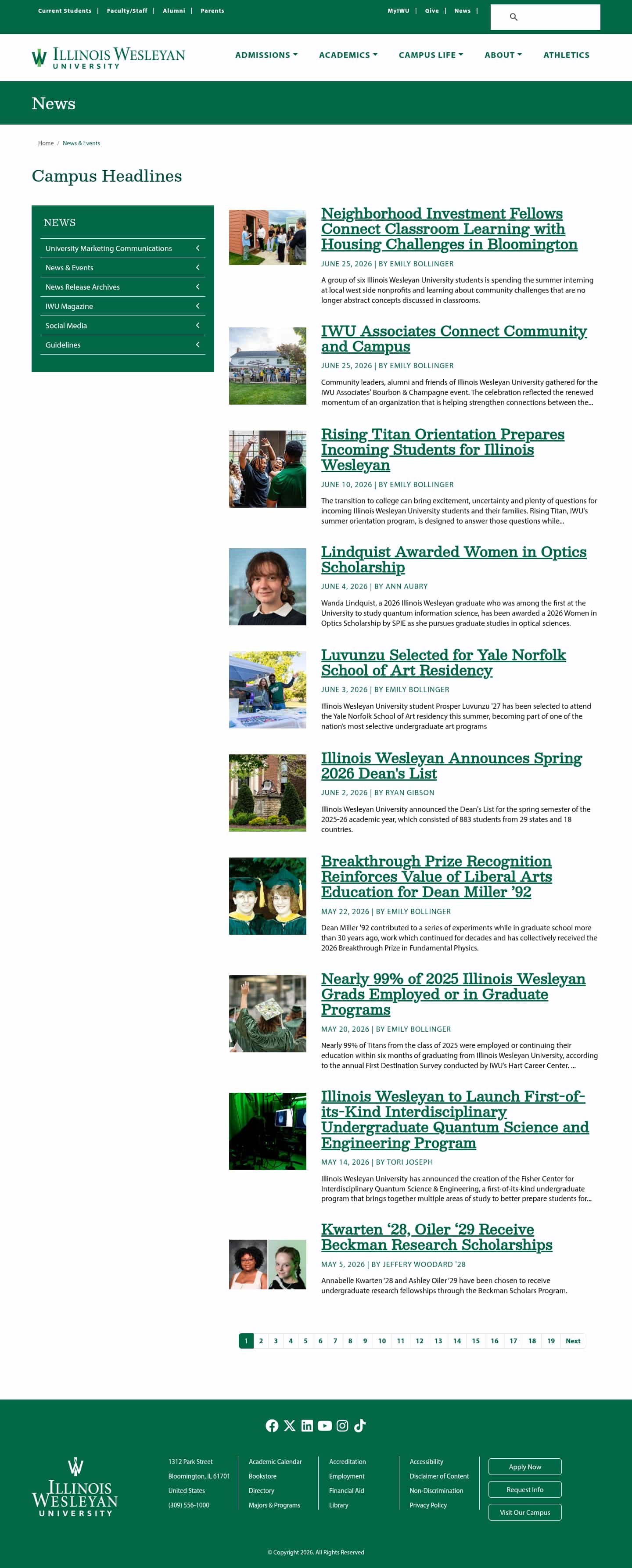 Latest website image capture