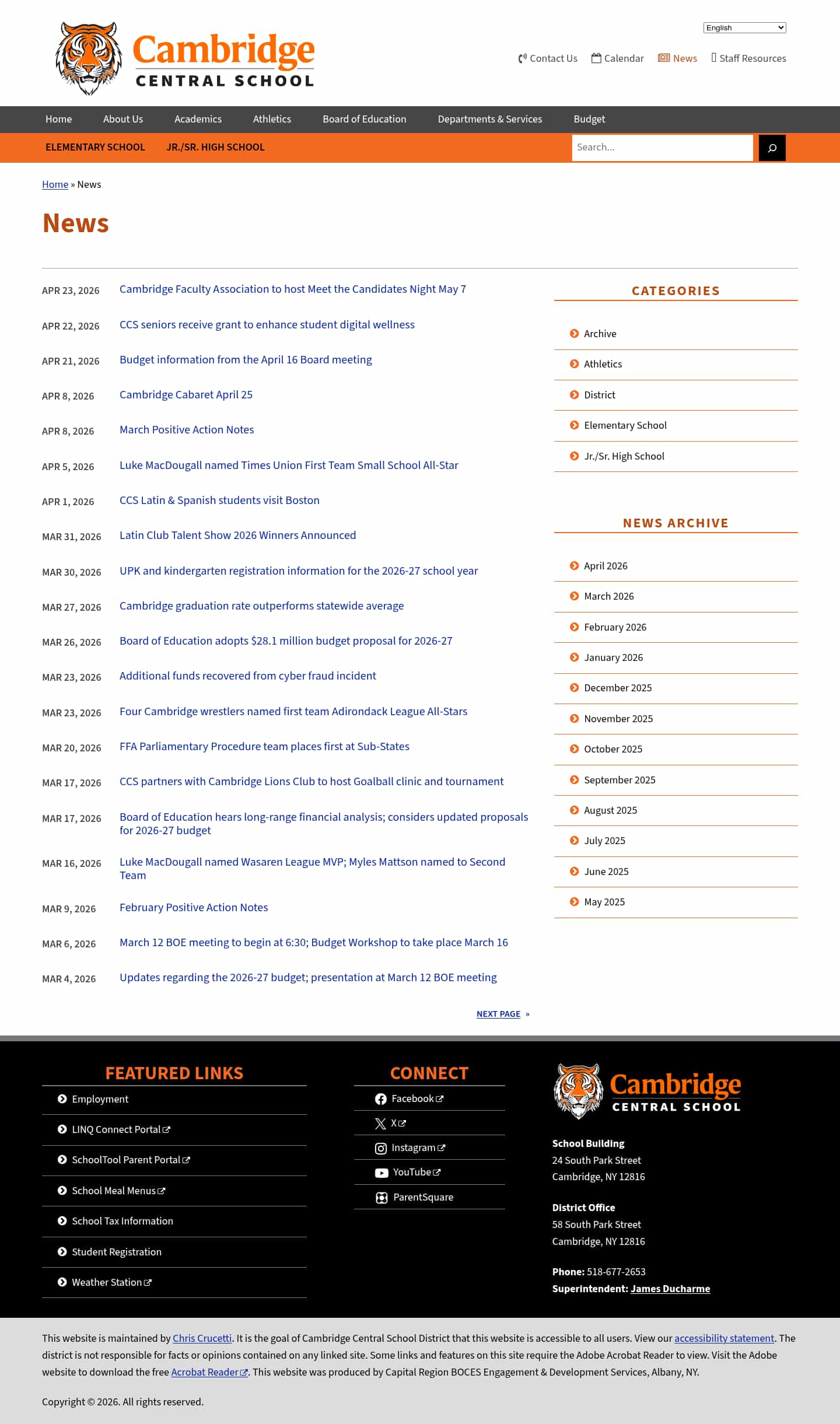 Latest website image capture