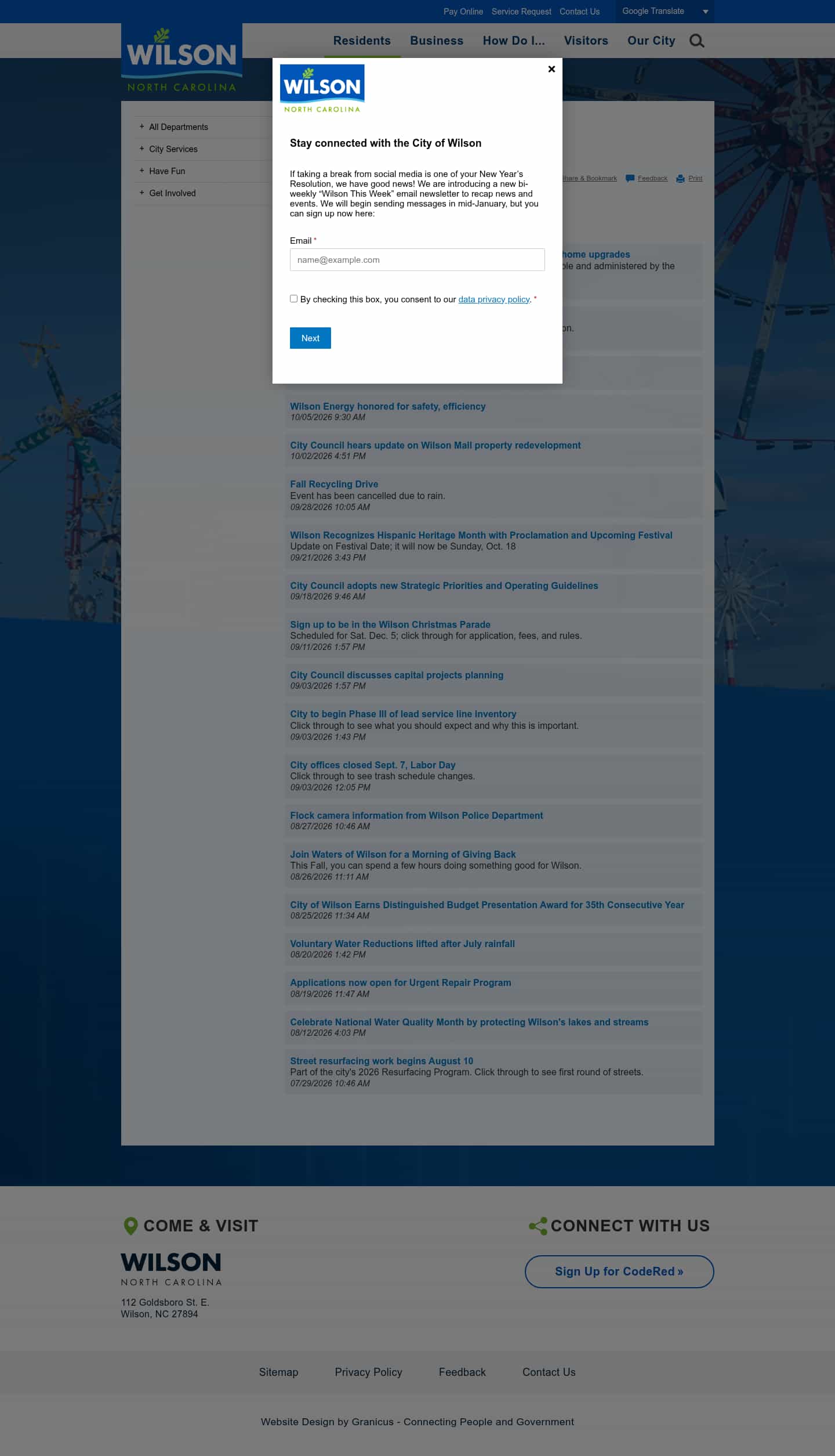 Latest website image capture