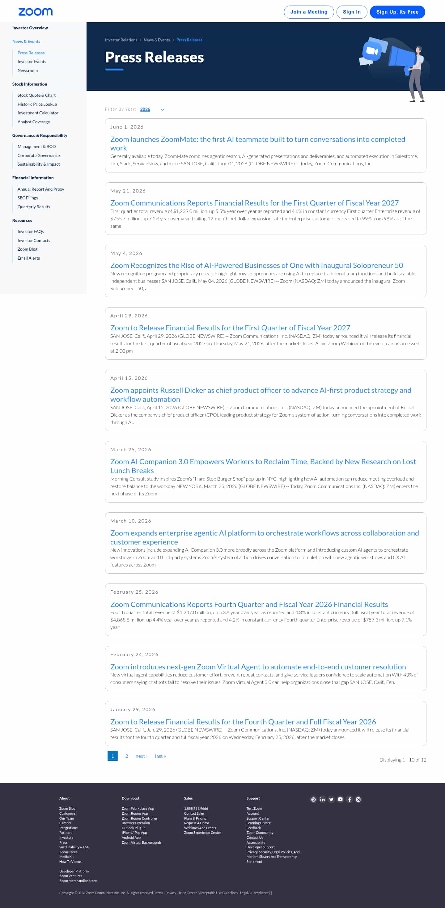 Latest website image capture