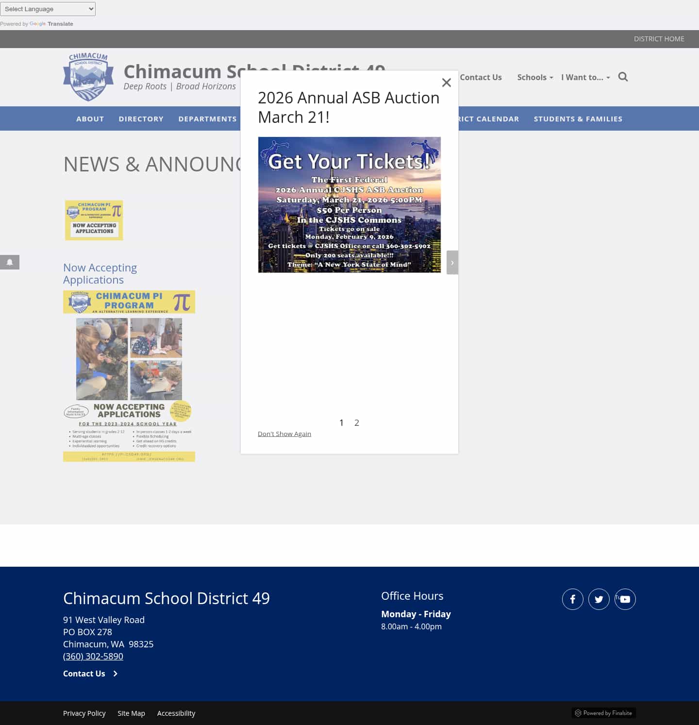 Latest website image capture