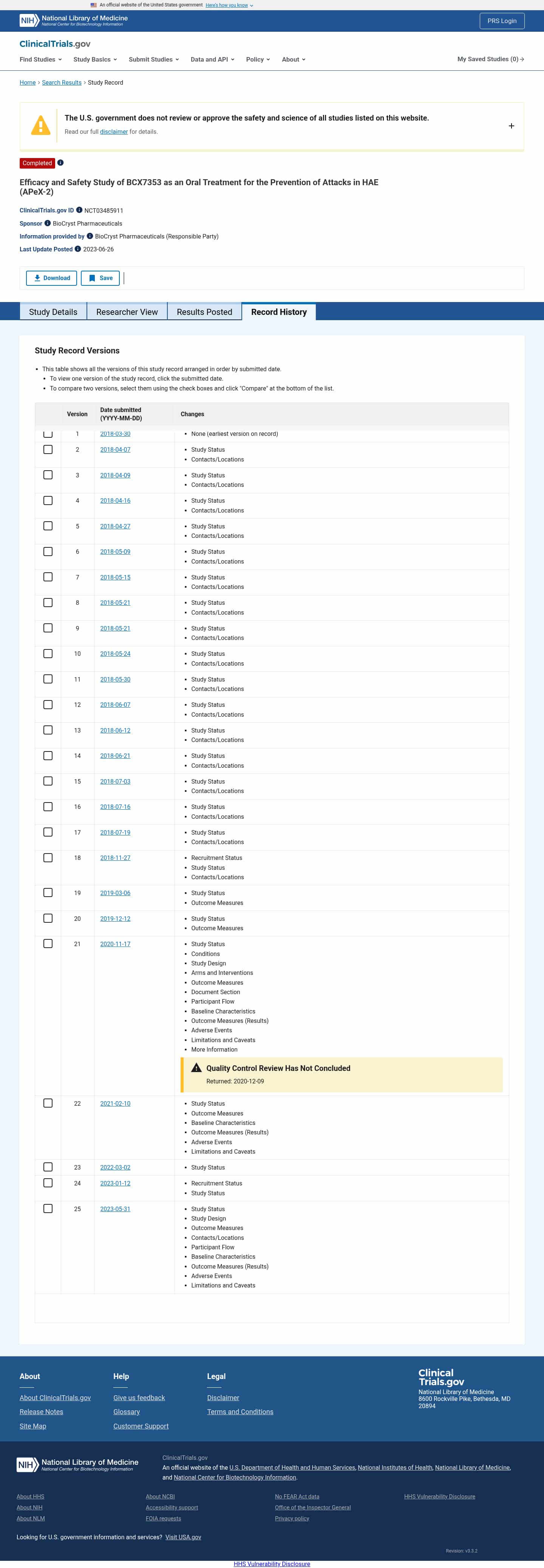 Latest website image capture