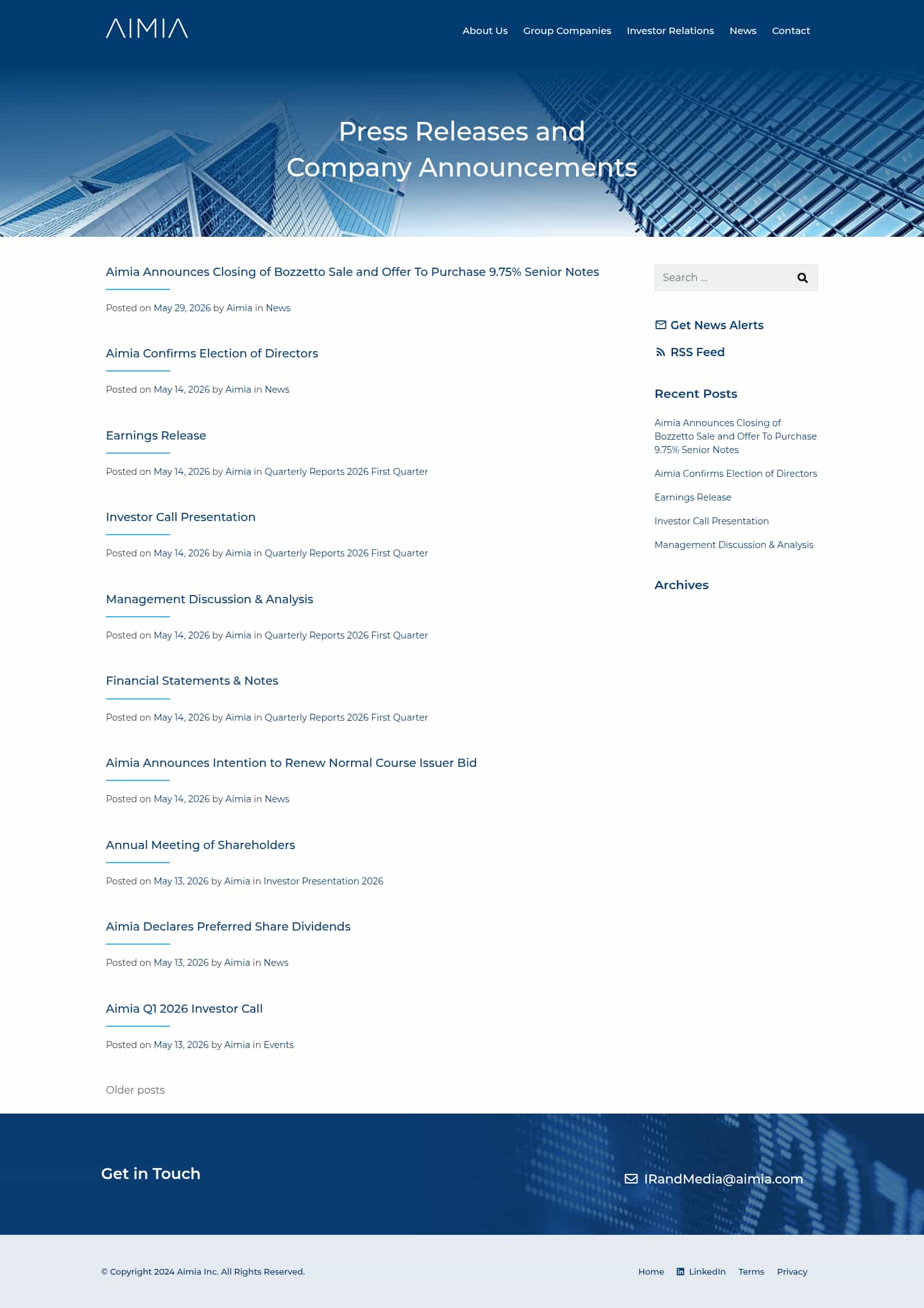 Latest website image capture