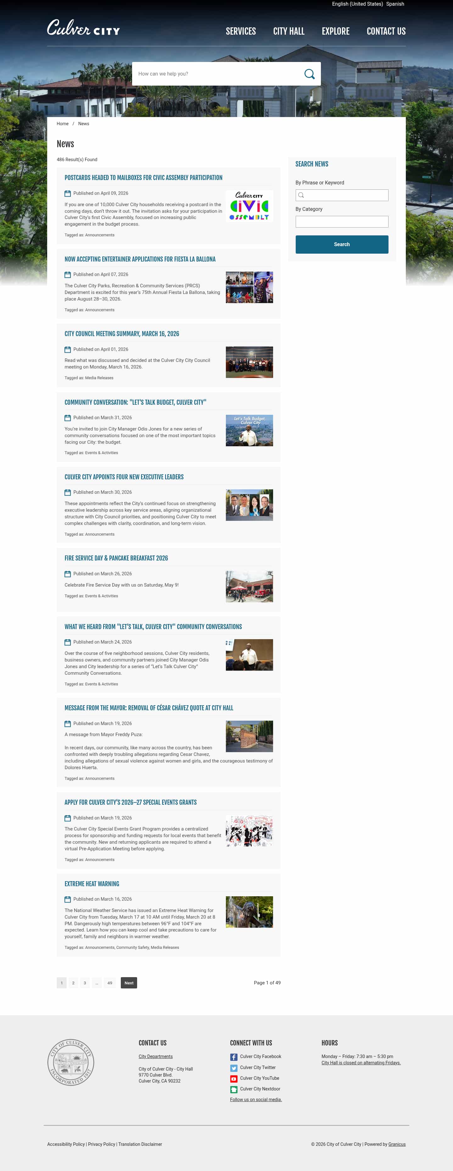 Latest website image capture