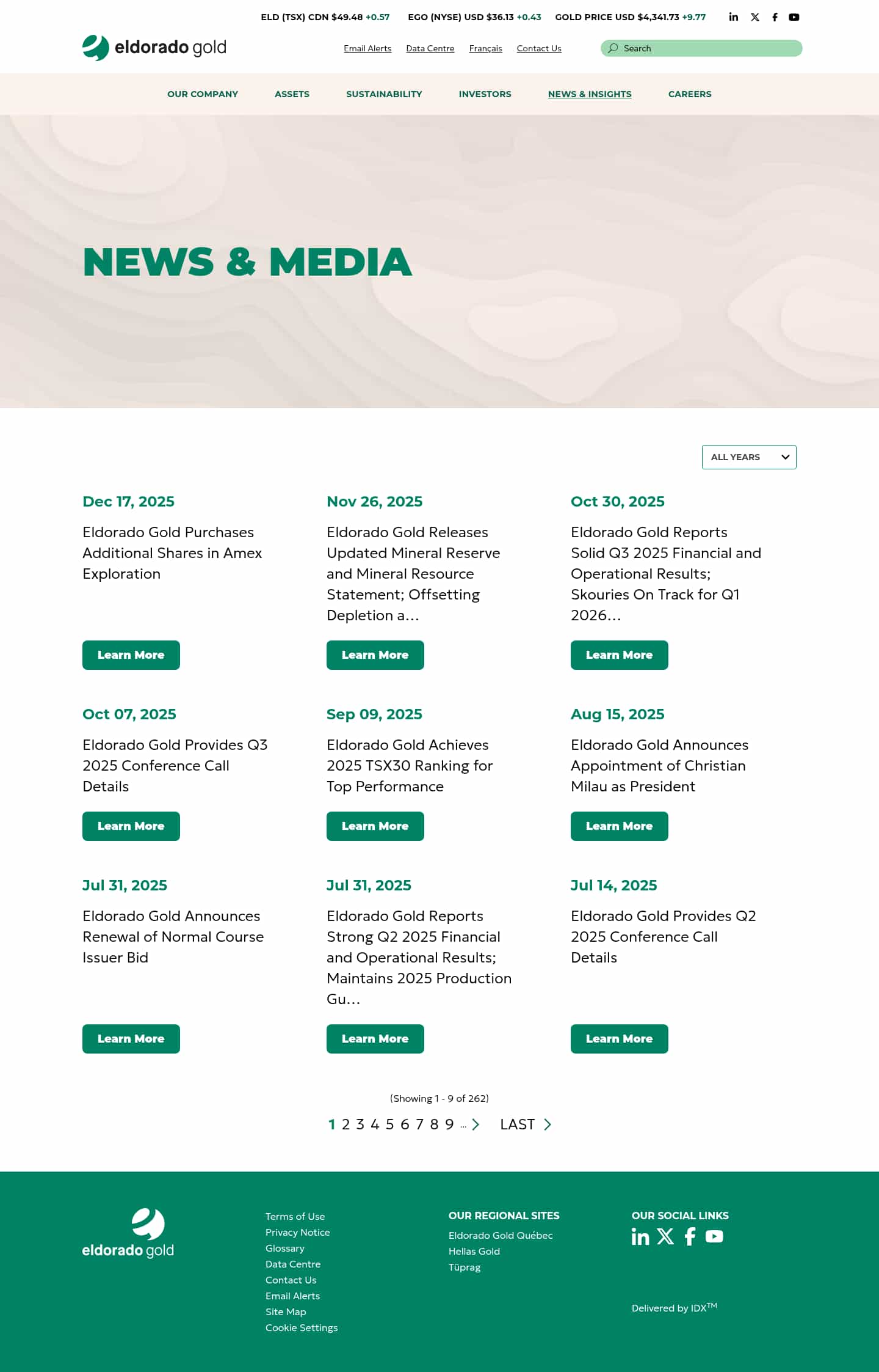 Latest website image capture