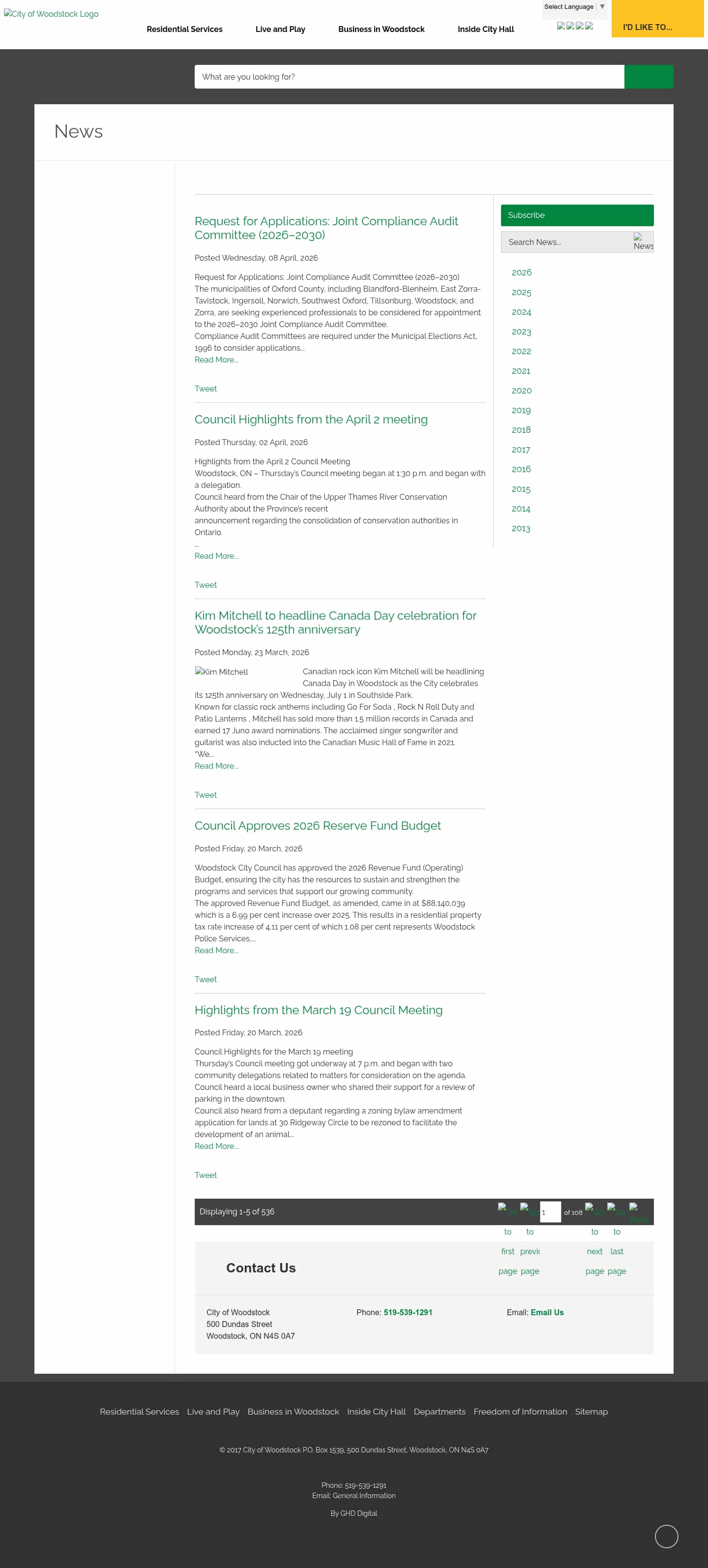 Latest website image capture