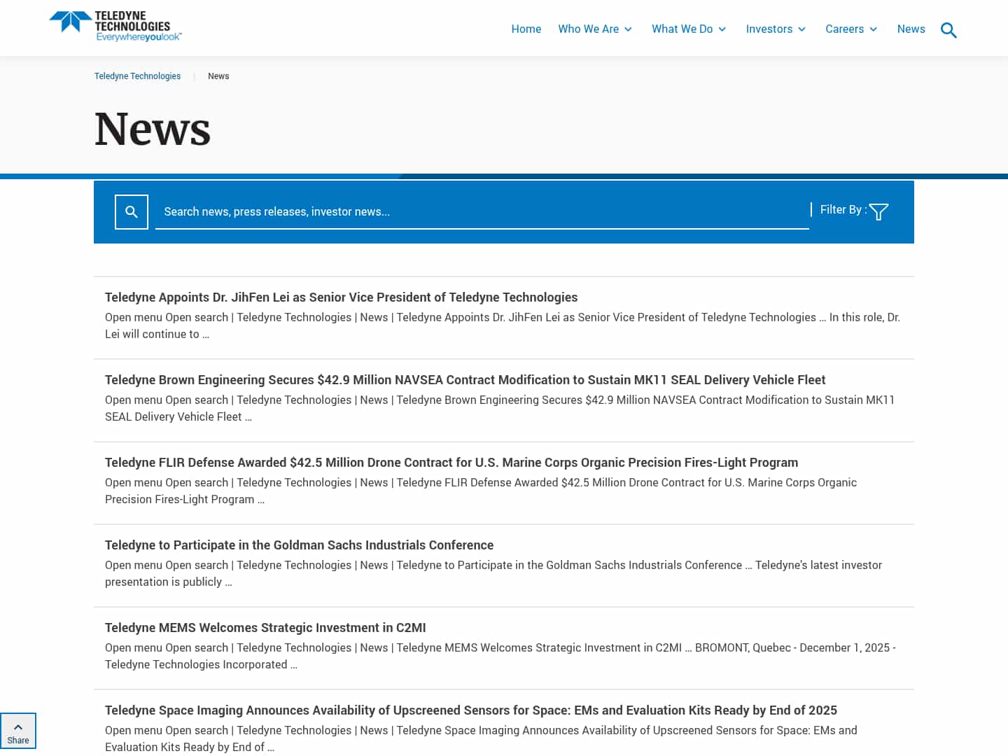 Latest website image capture