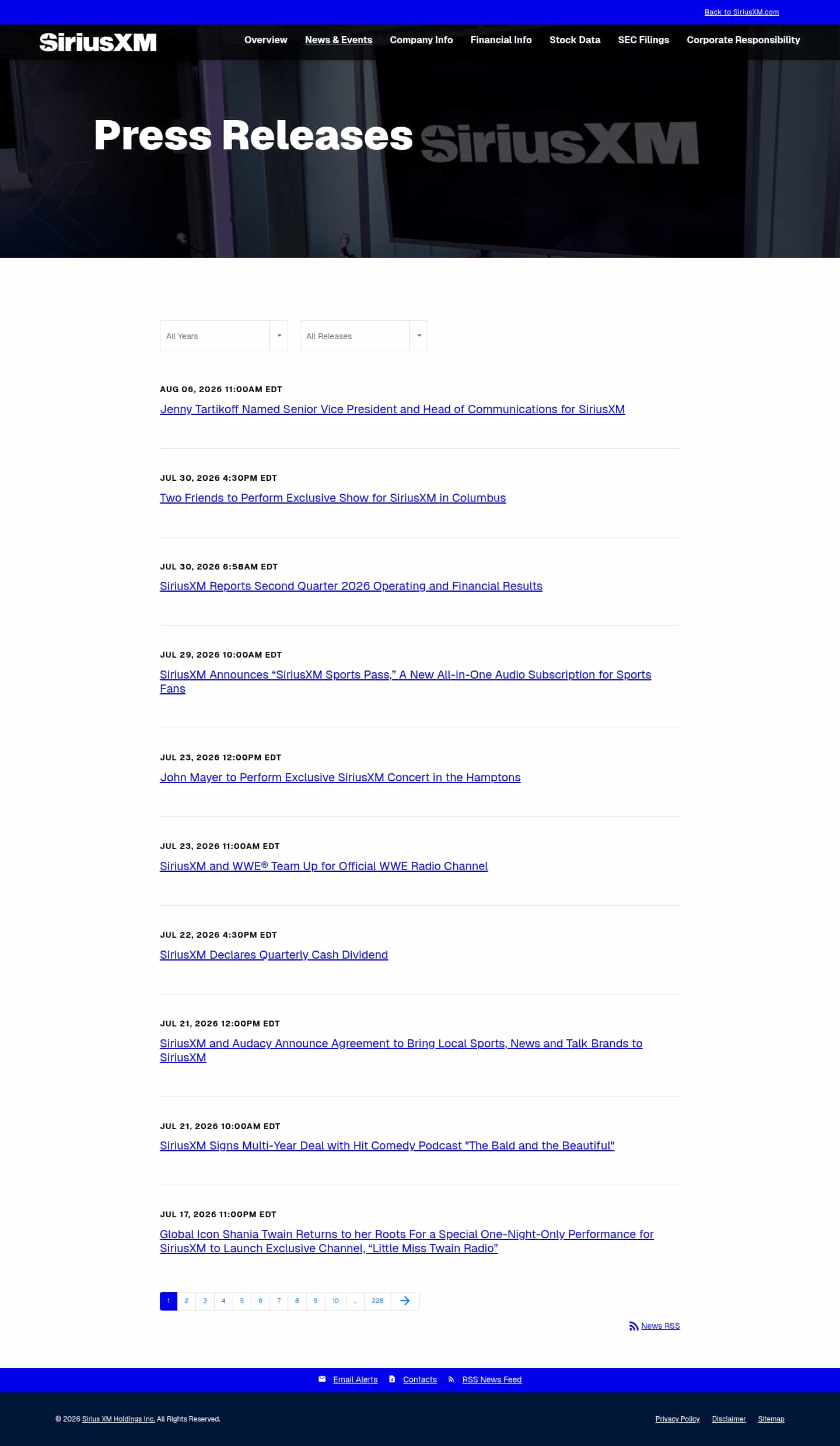 Latest website image capture