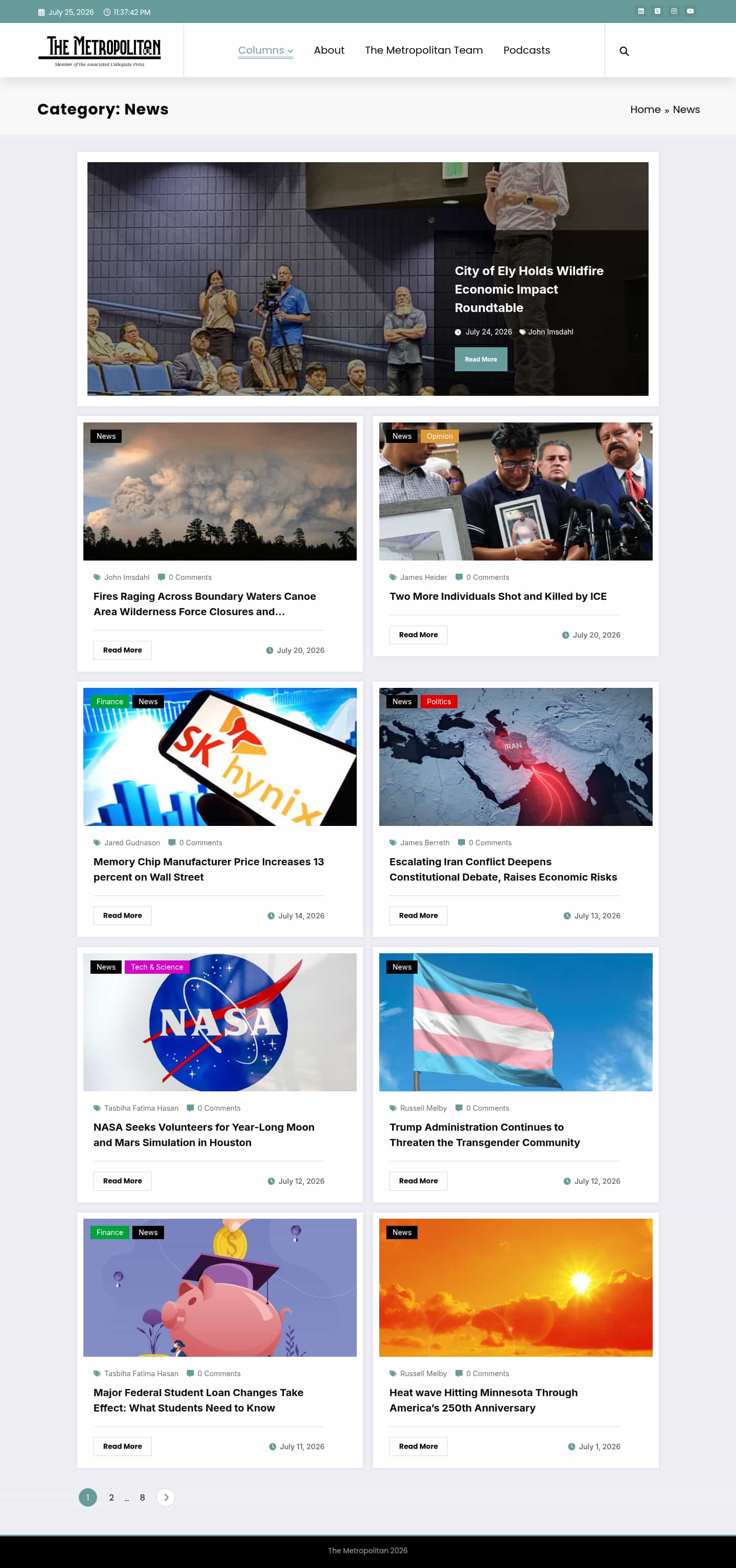 Latest website image capture