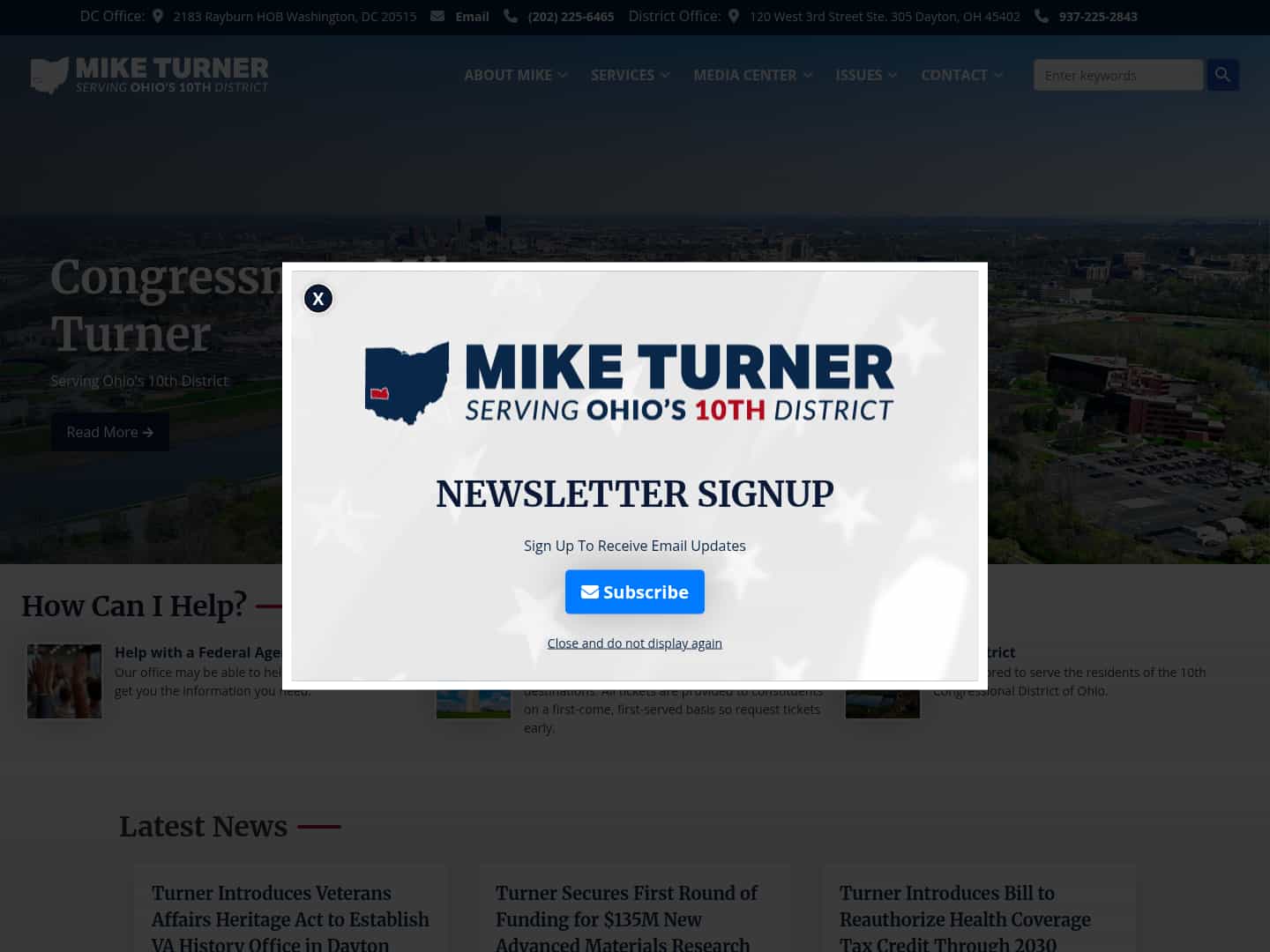 Latest website image capture