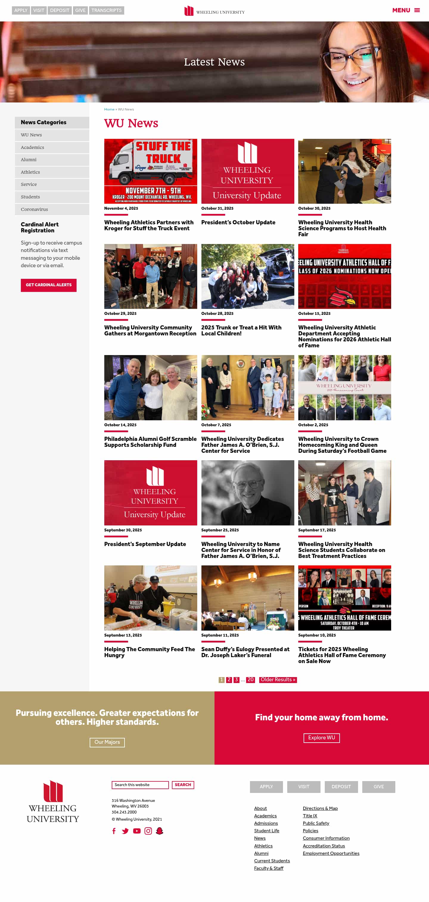 Latest website image capture