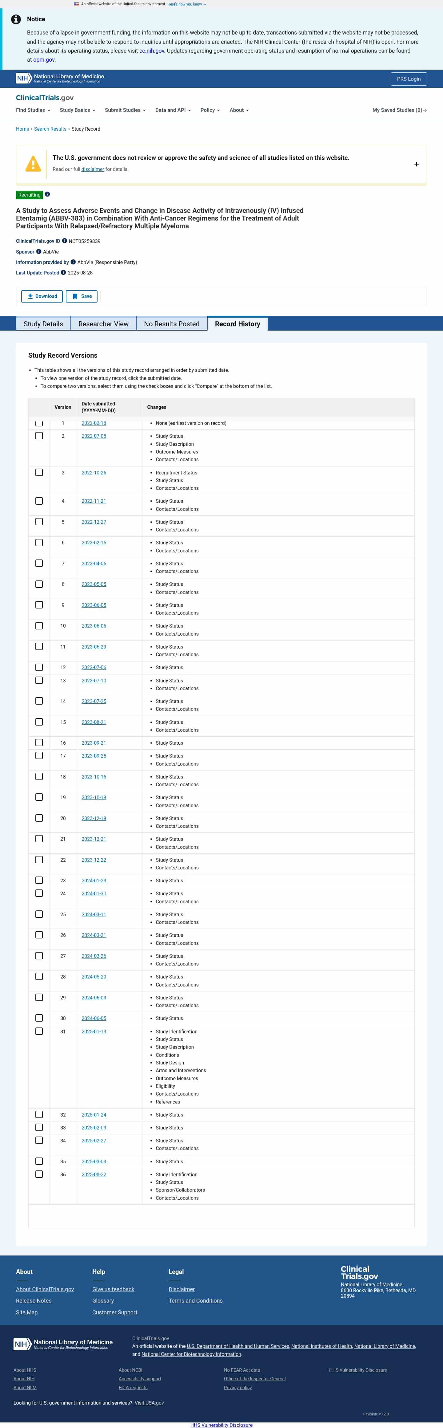 Latest website image capture