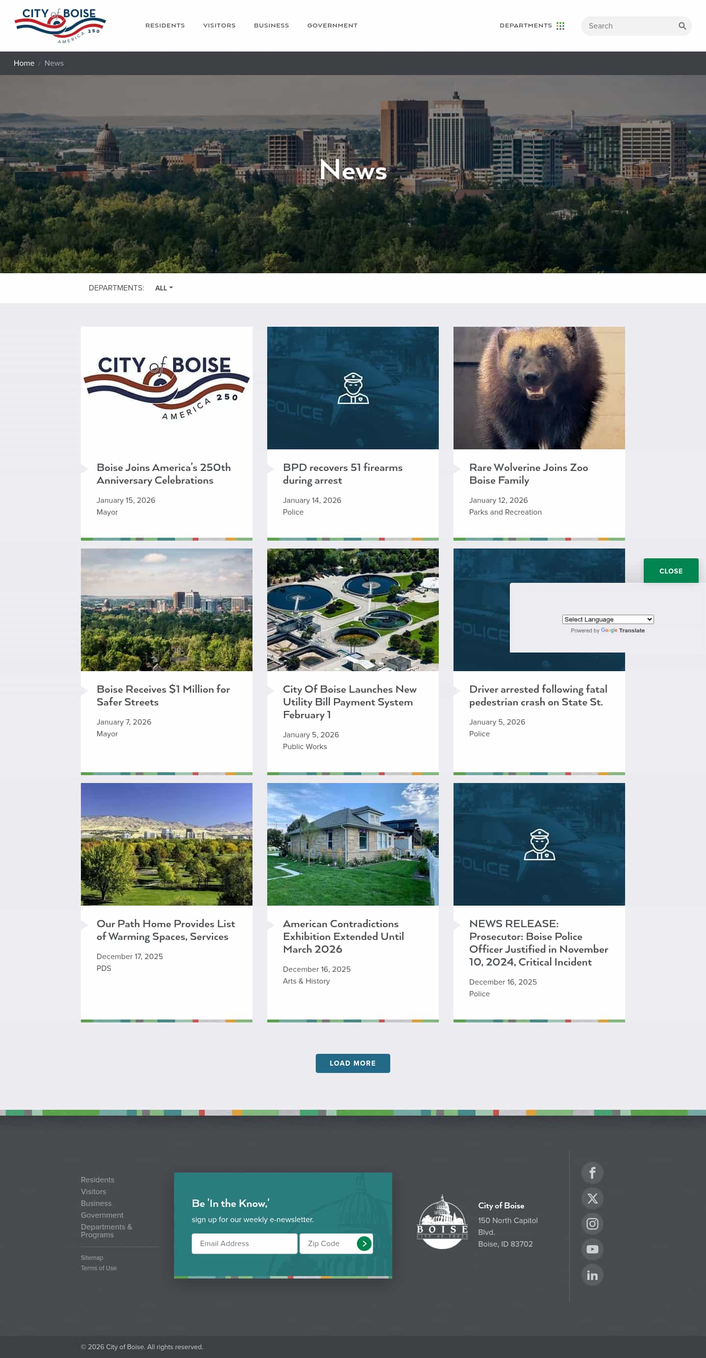 Latest website image capture