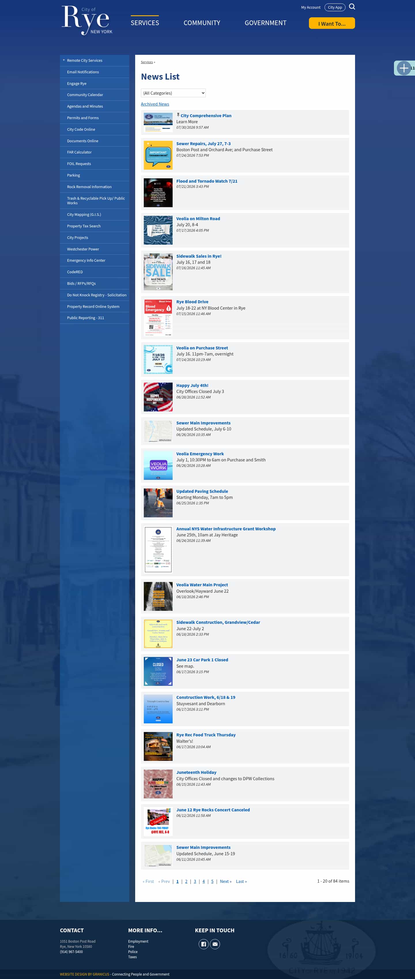 Latest website image capture