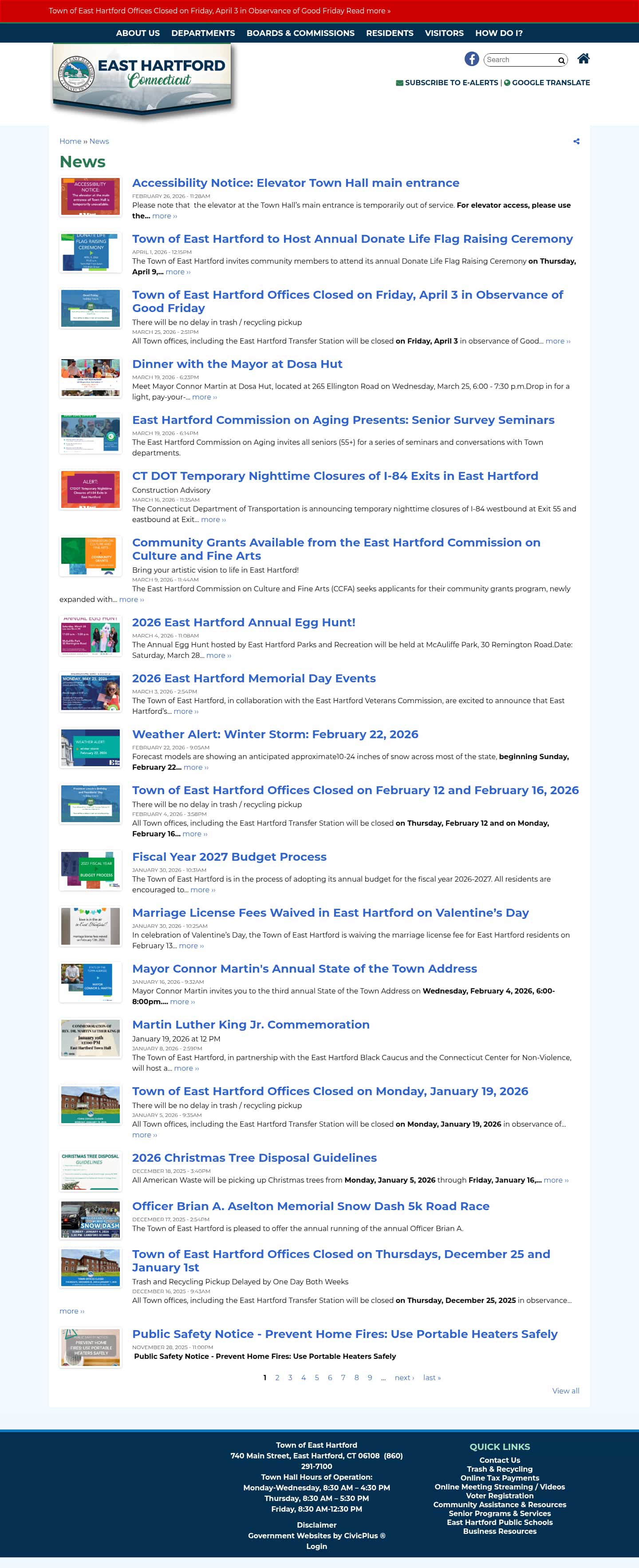 Latest website image capture