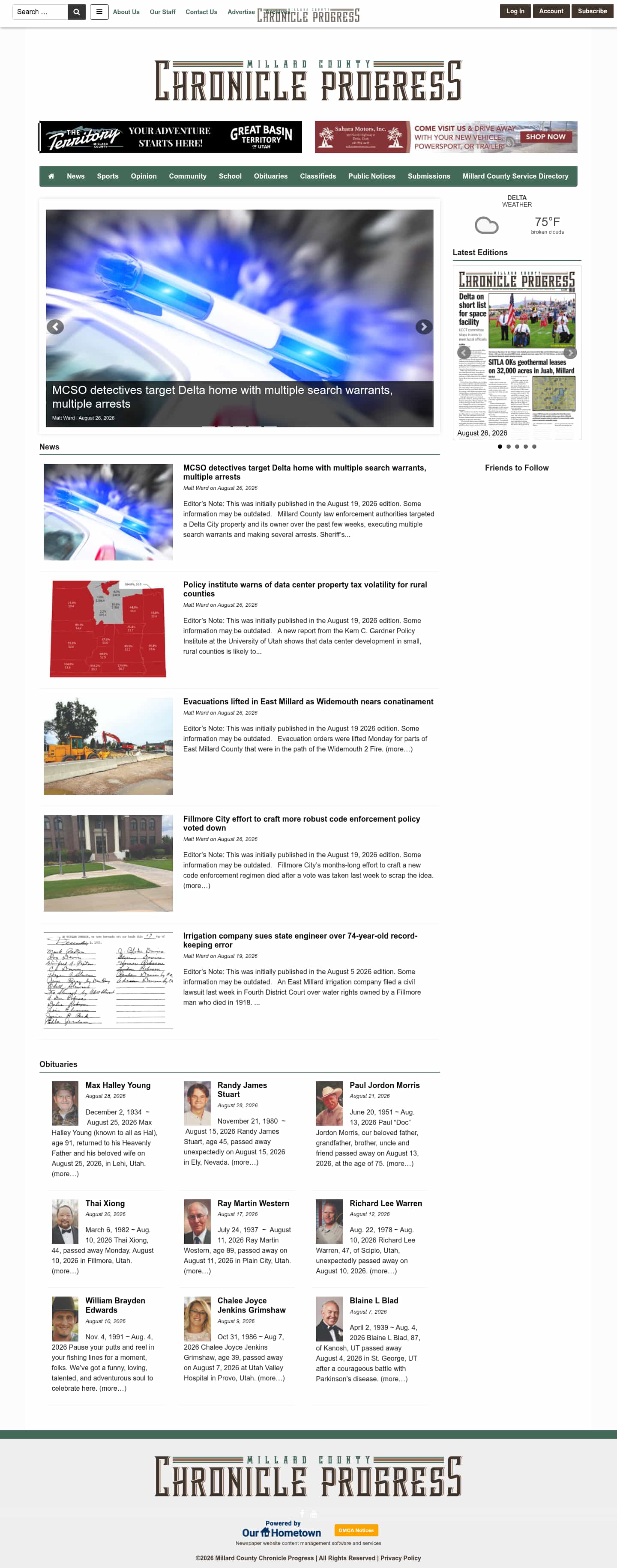 Latest website image capture