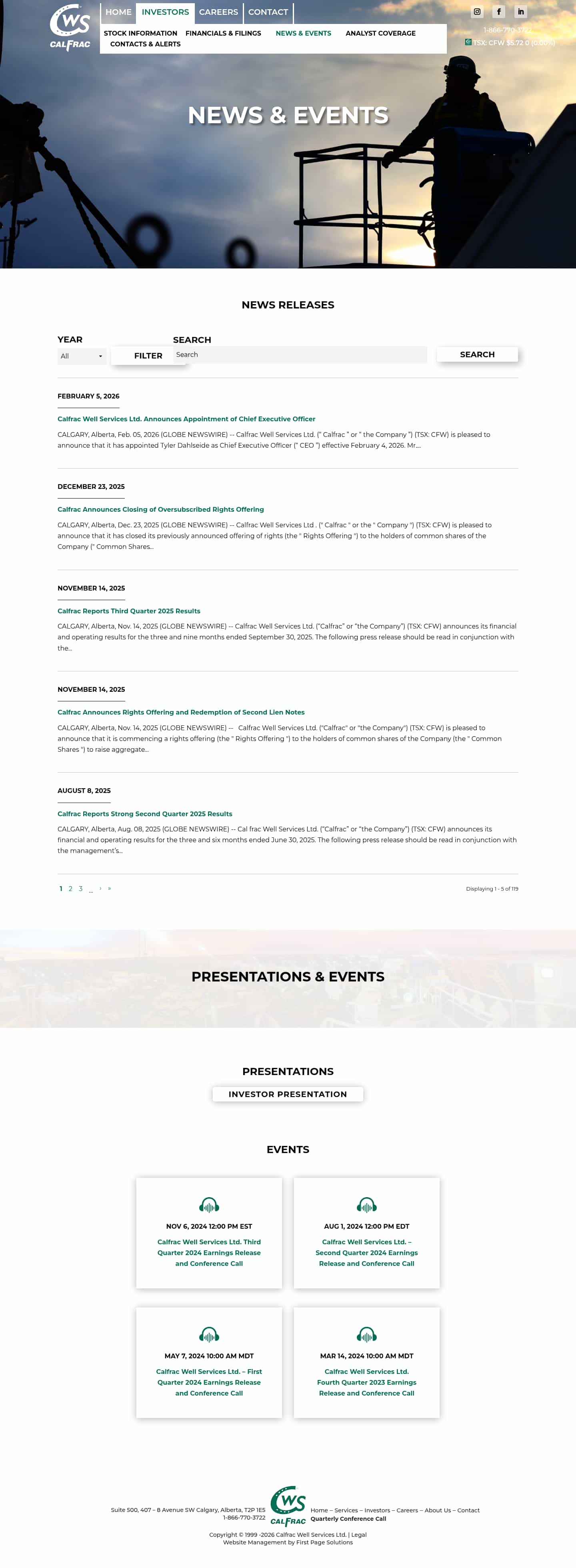 Latest website image capture