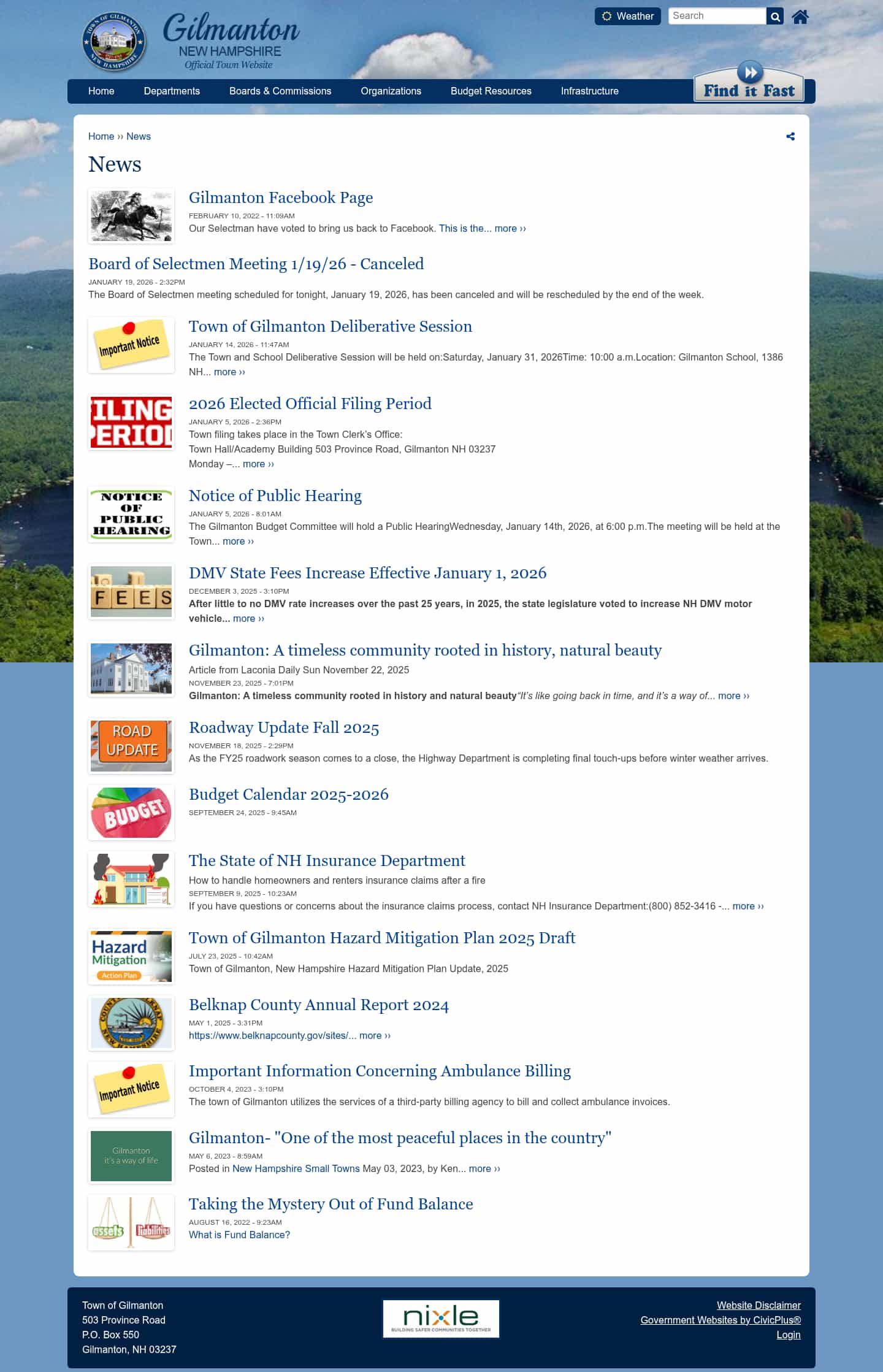 Latest website image capture