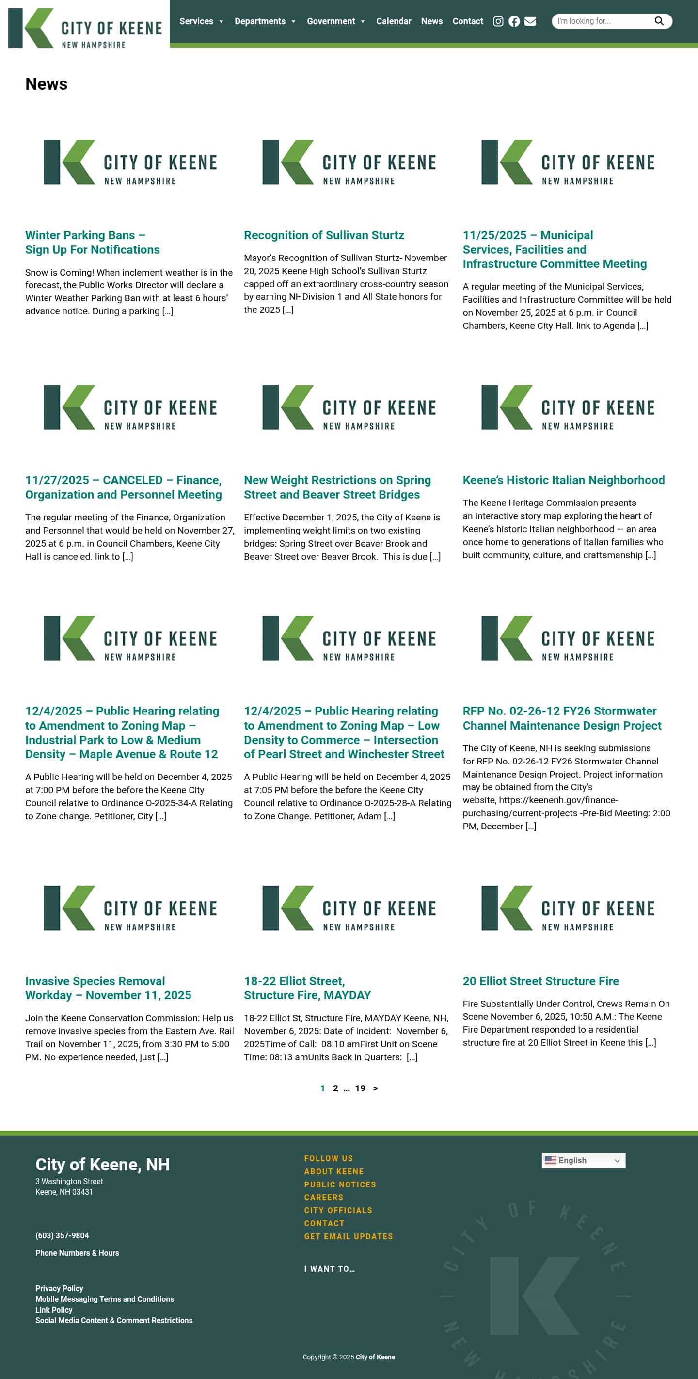 Latest website image capture