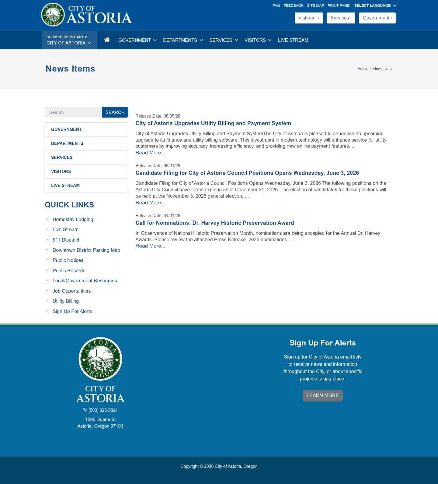 Latest website image capture