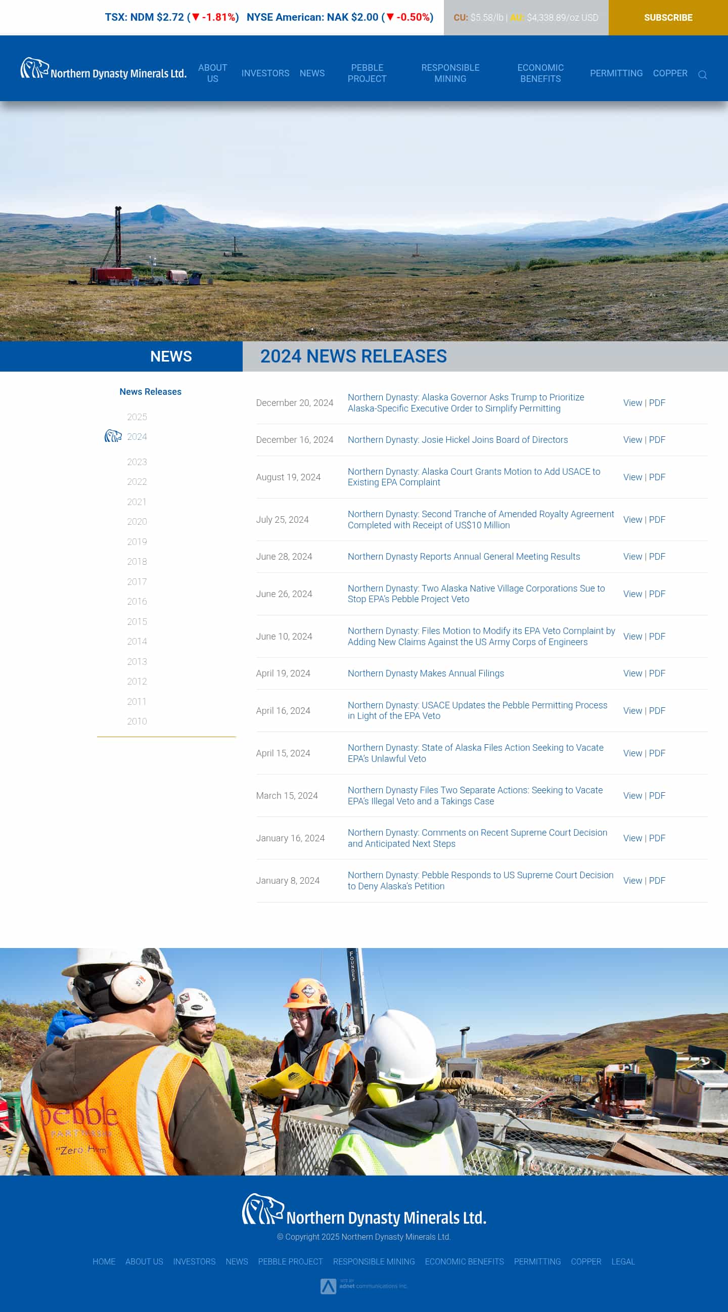 Latest website image capture