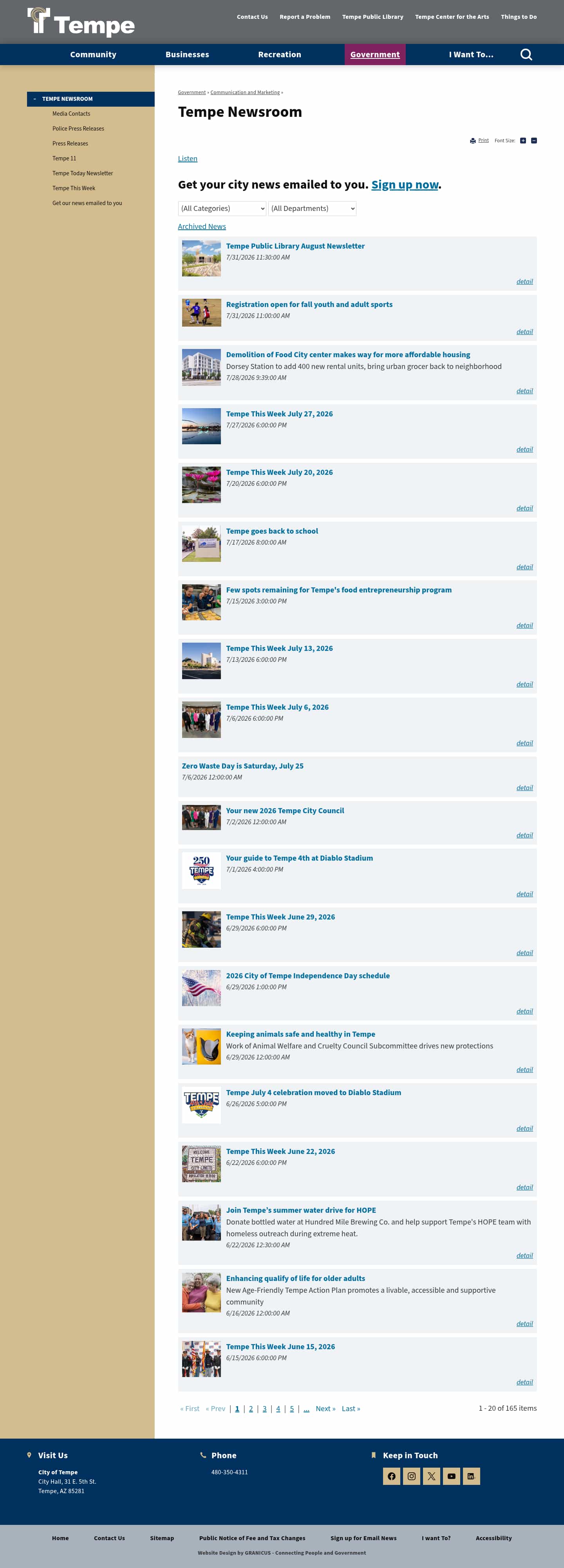 Latest website image capture