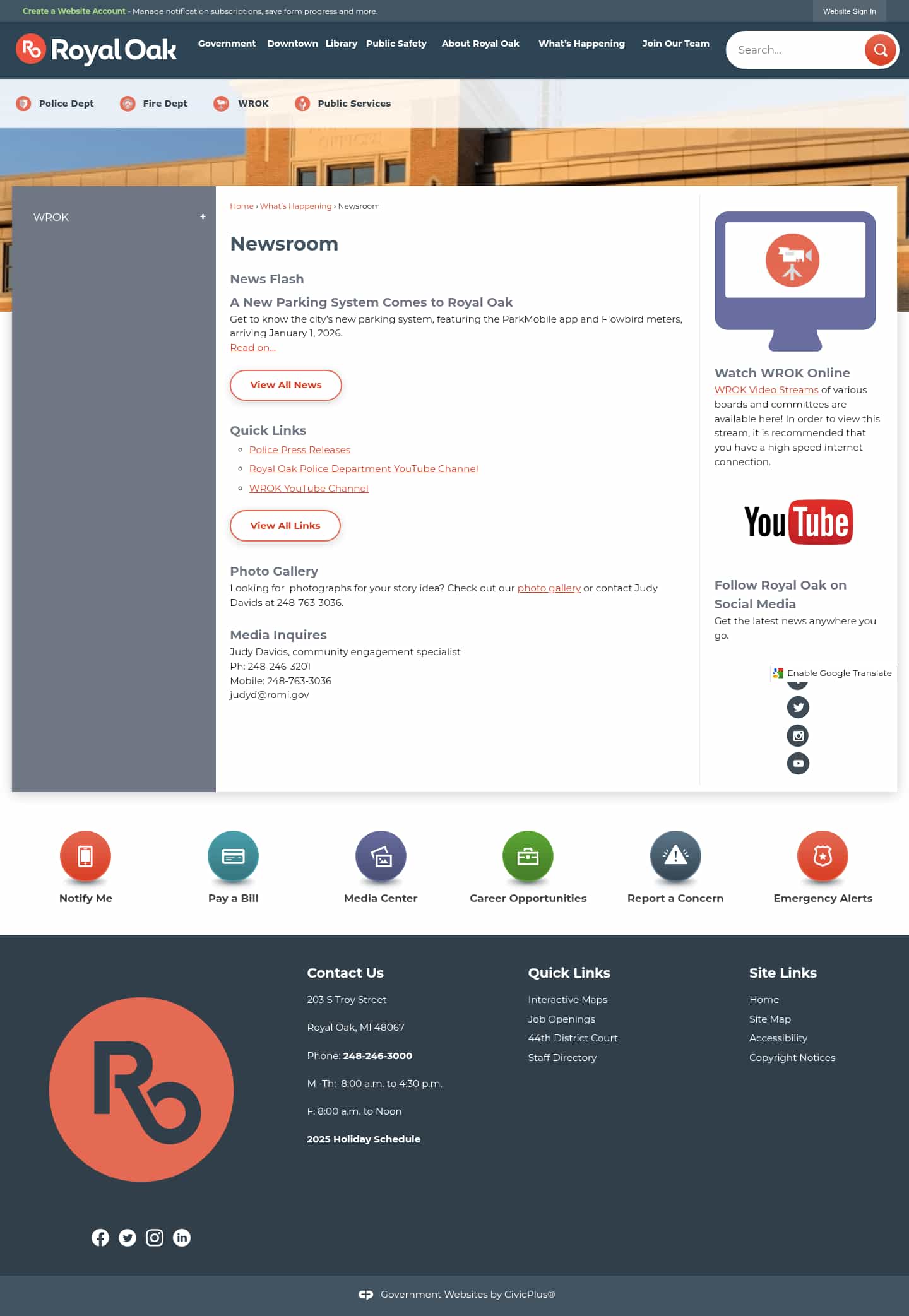 Latest website image capture