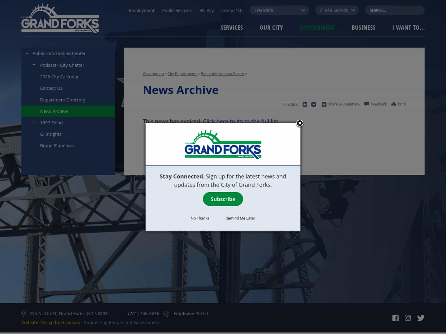 Latest website image capture