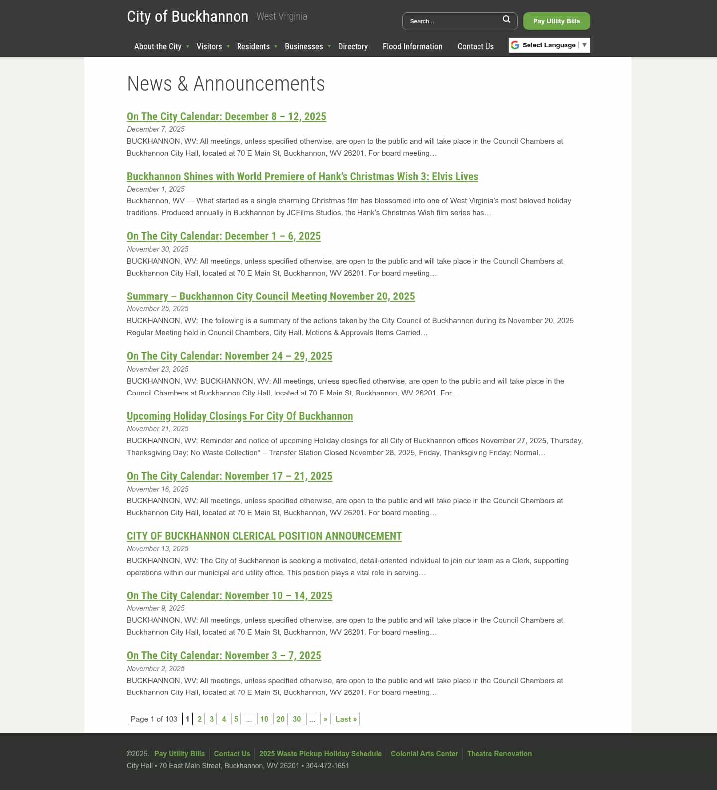 Latest website image capture