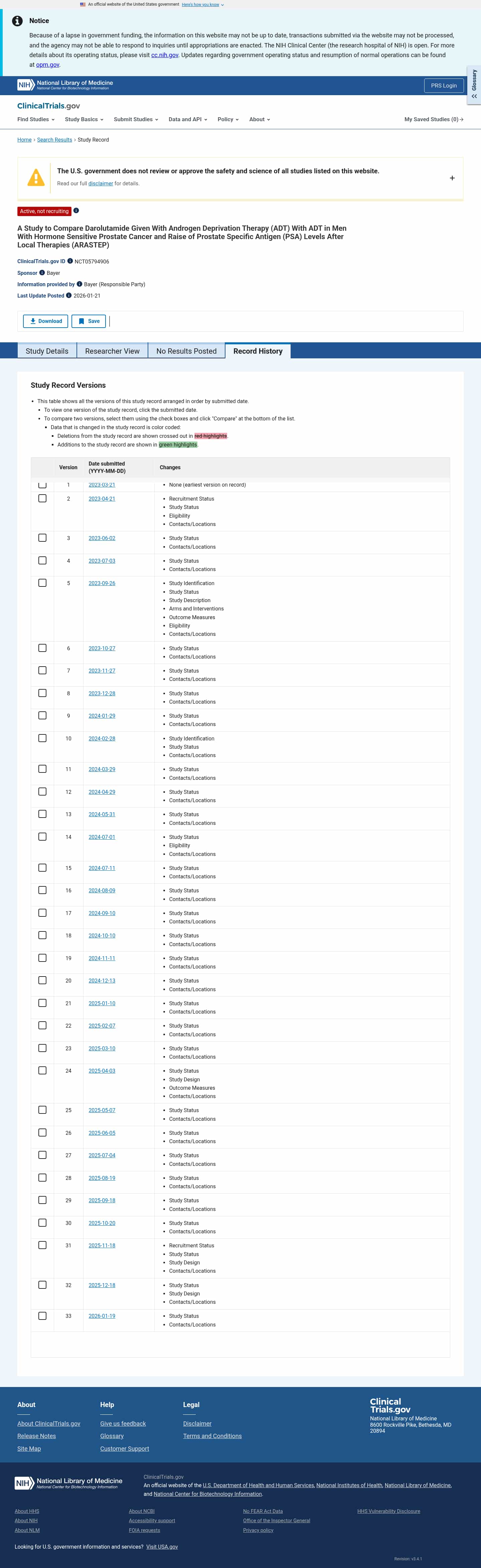 Latest website image capture