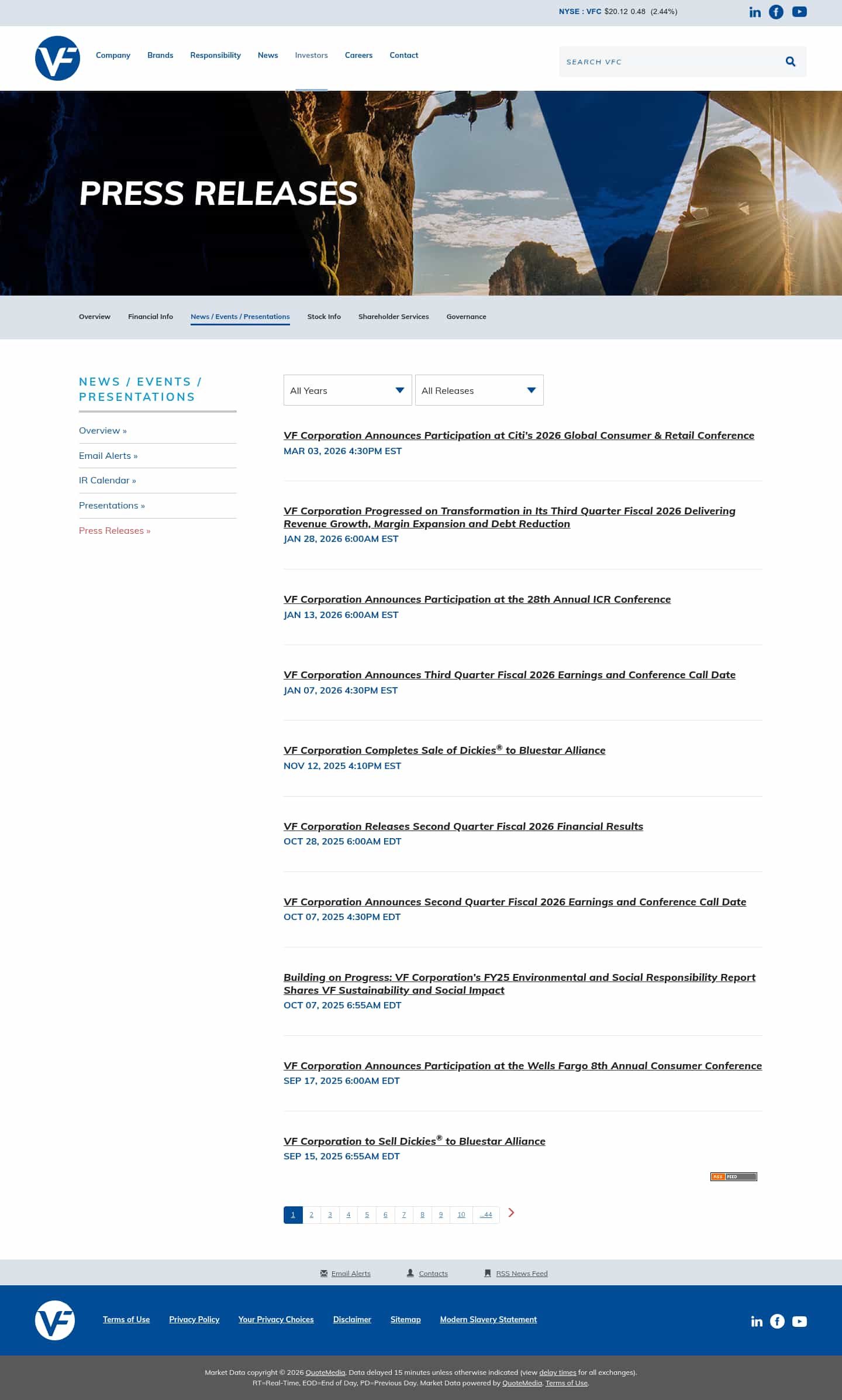 Latest website image capture