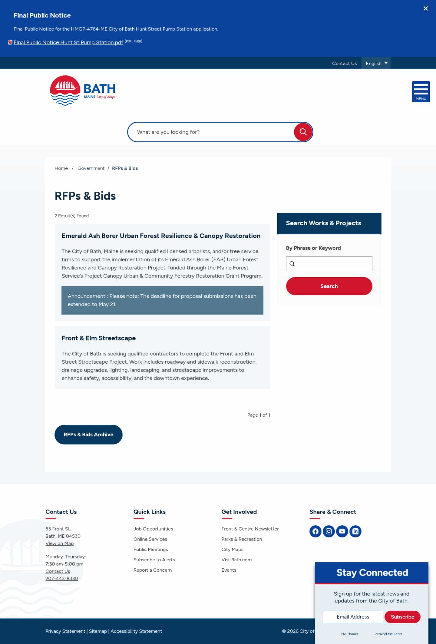 Latest website image capture