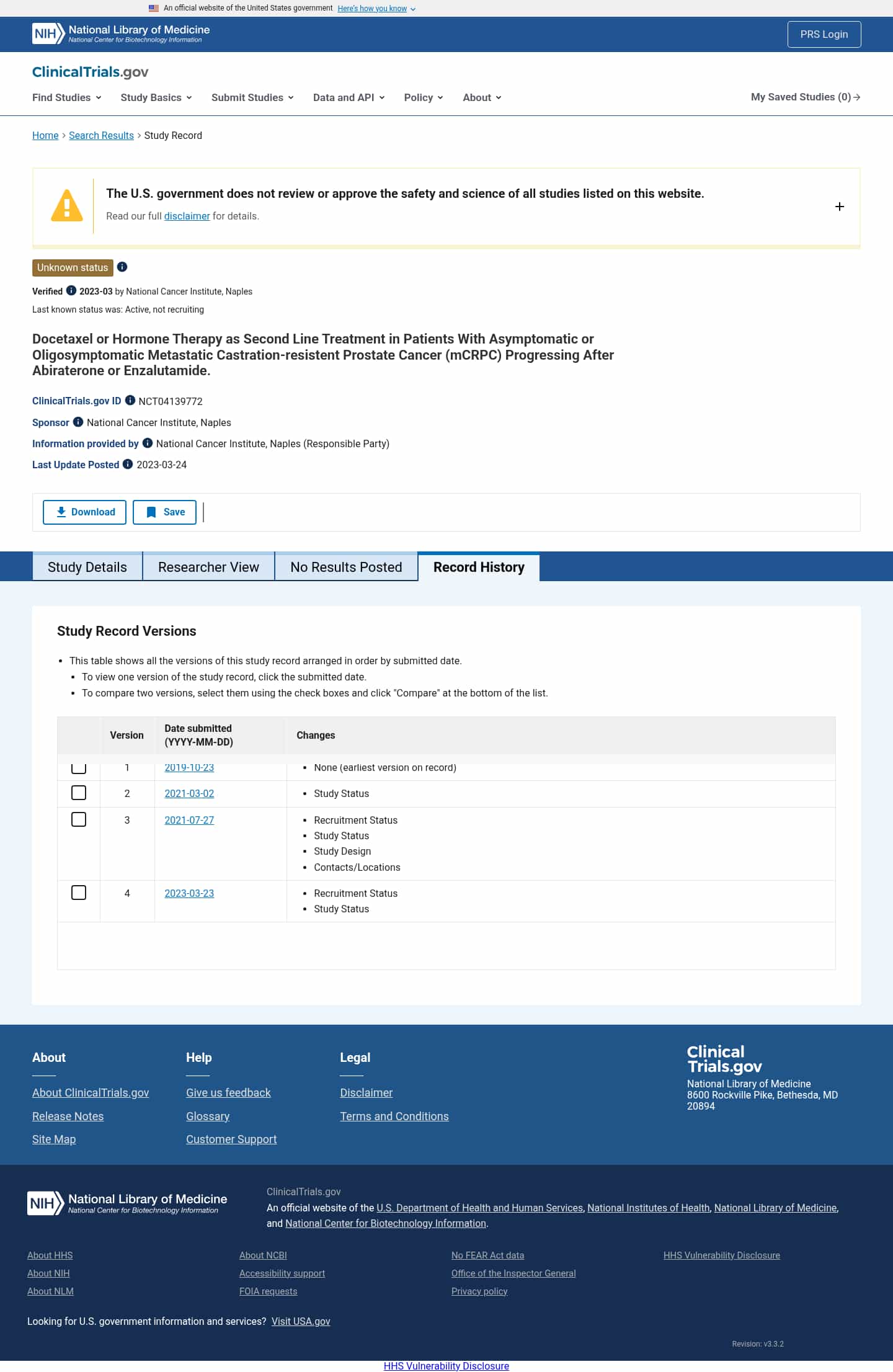 Latest website image capture
