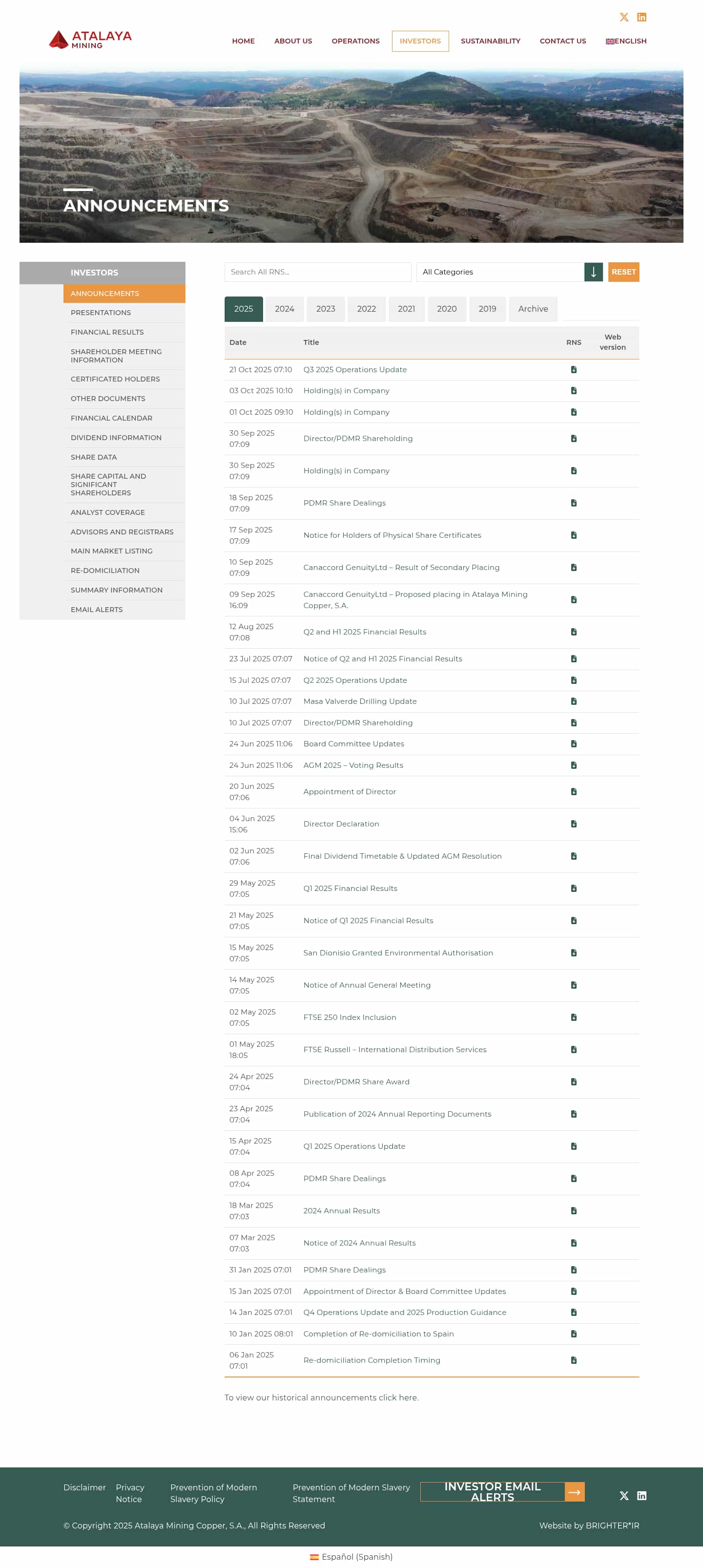 Latest website image capture