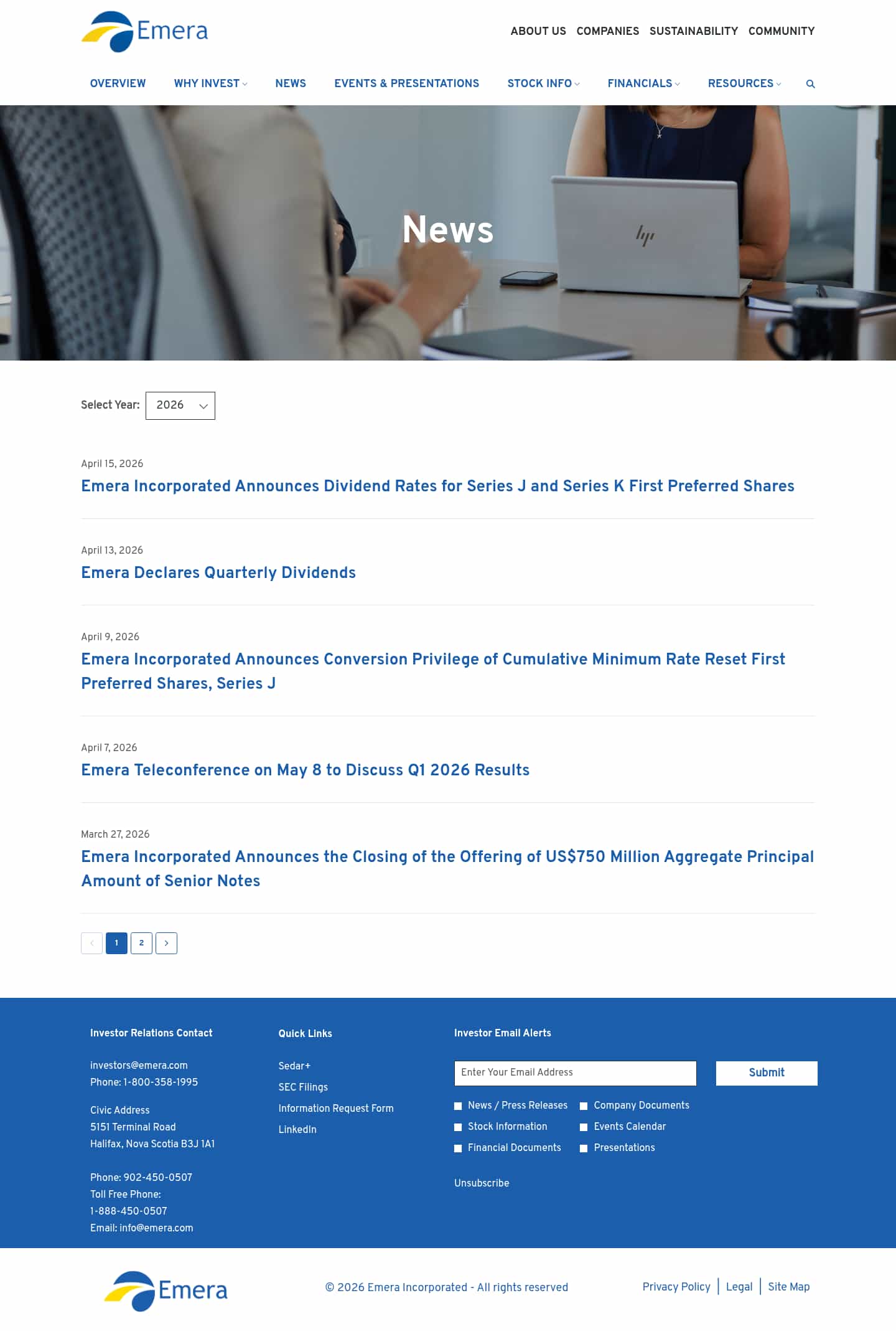 Latest website image capture