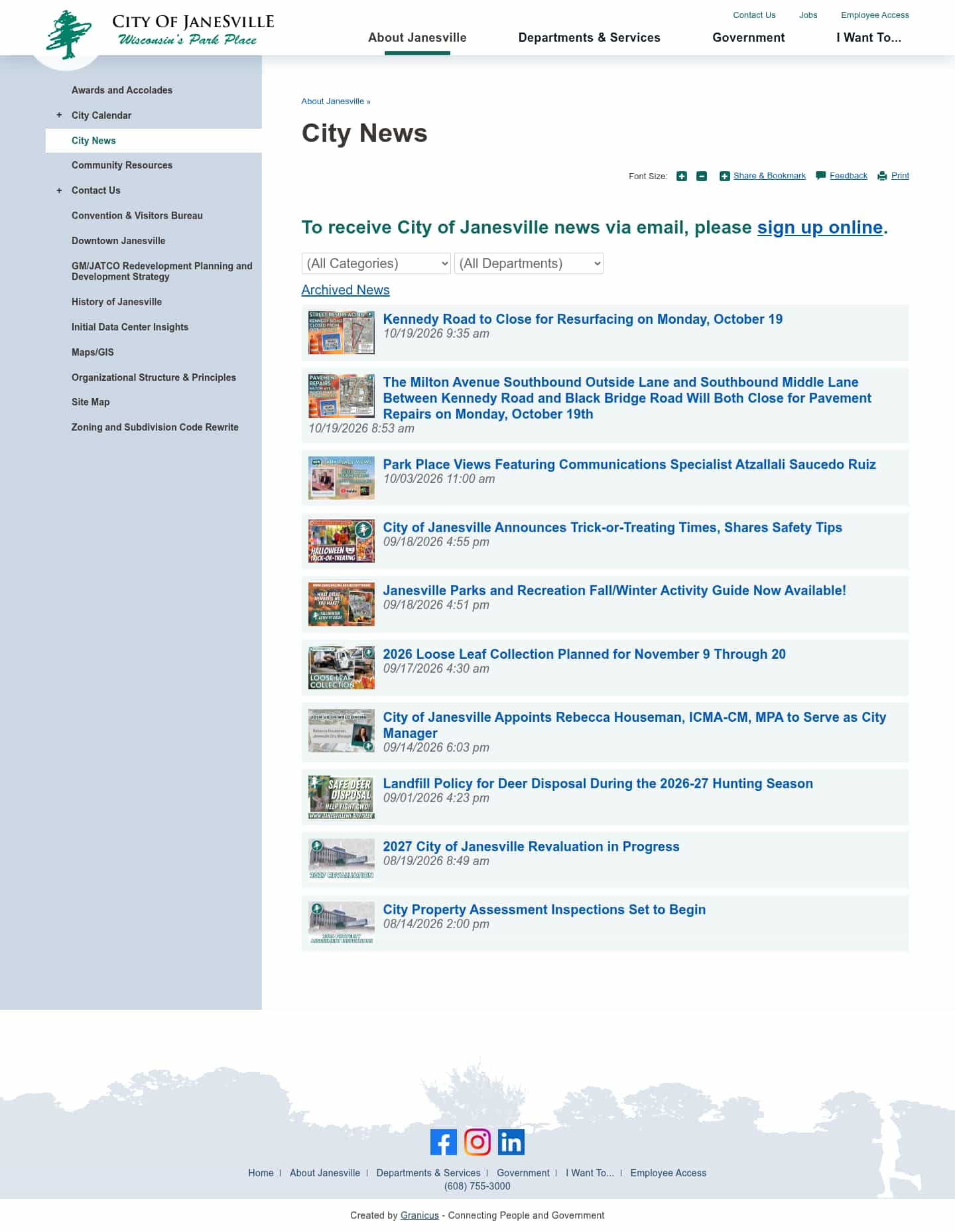 Latest website image capture