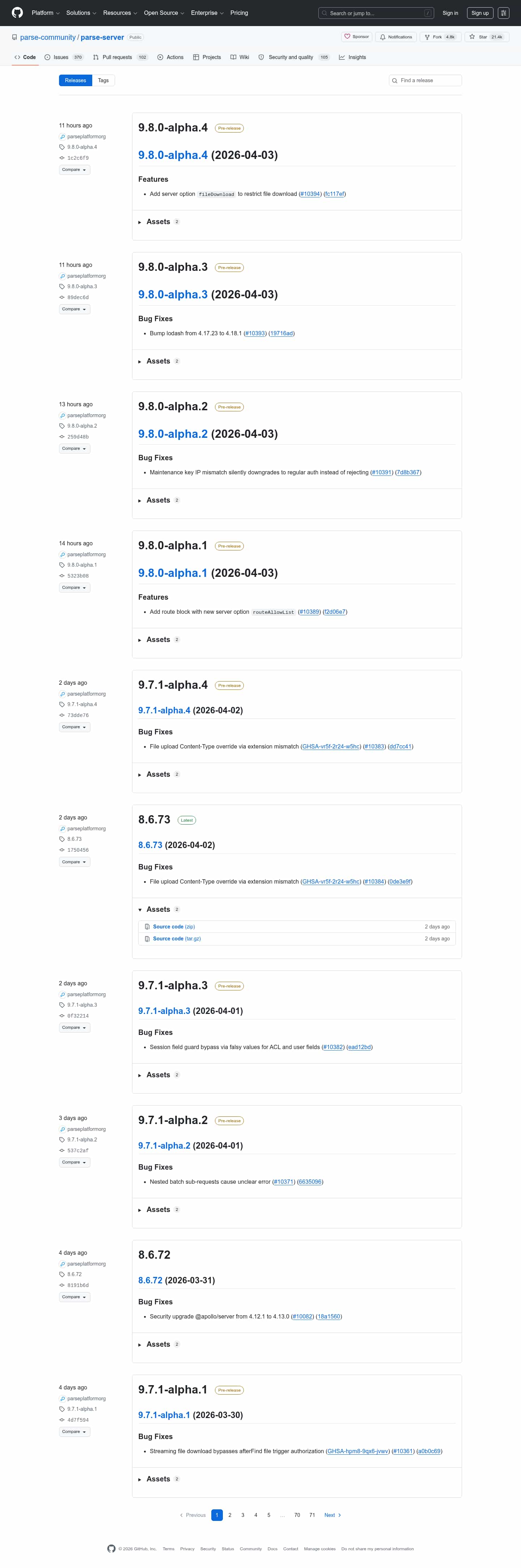 Latest website image capture