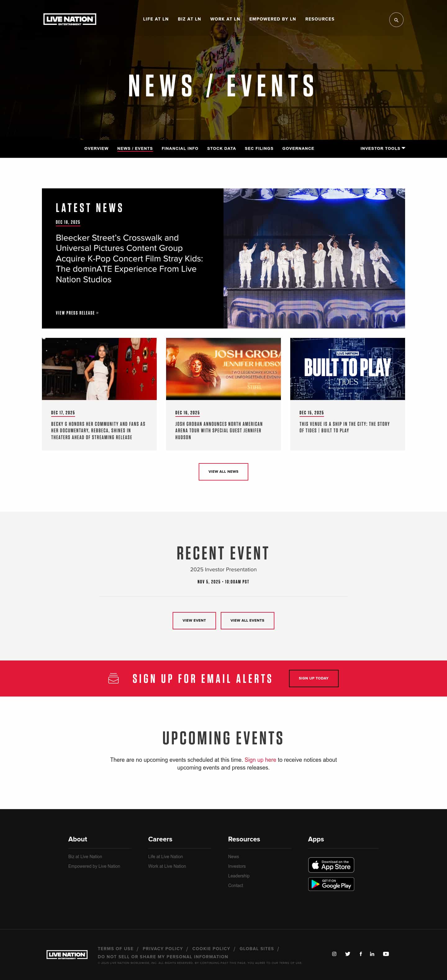 Latest website image capture