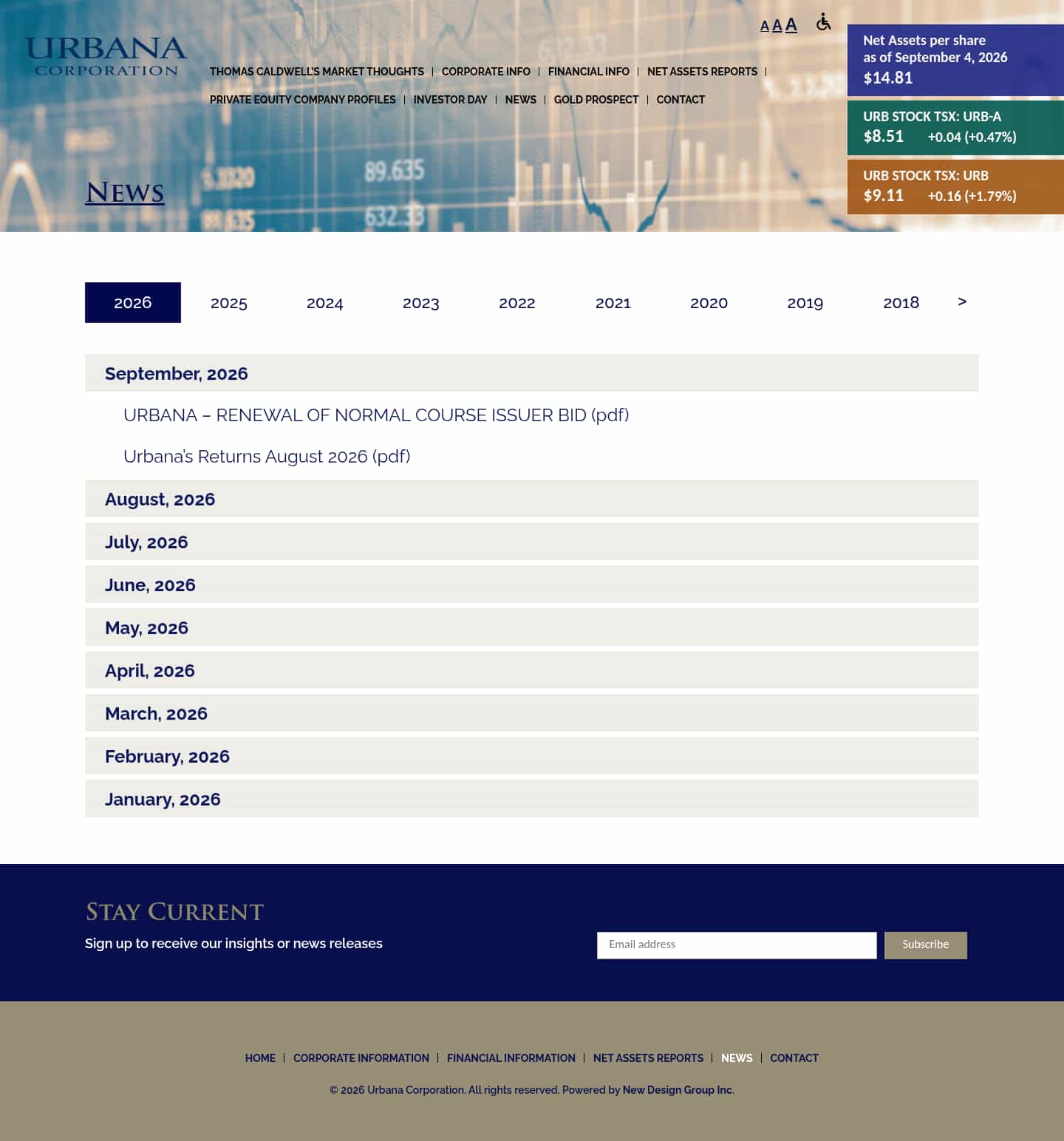 Latest website image capture