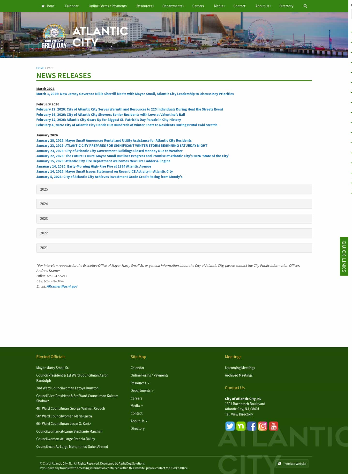 Latest website image capture